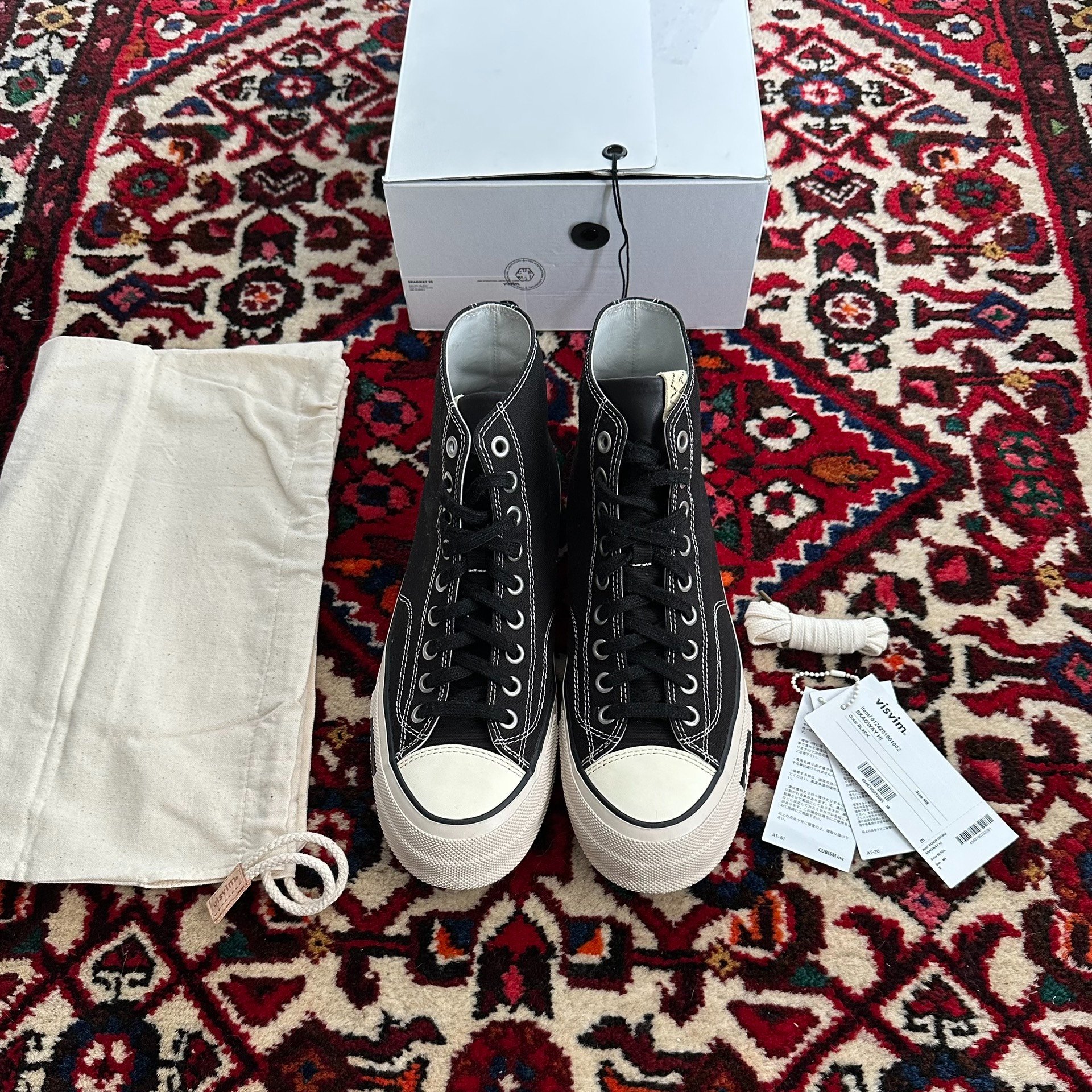 visvim 24AW Skagway Hi Canvas Shoes