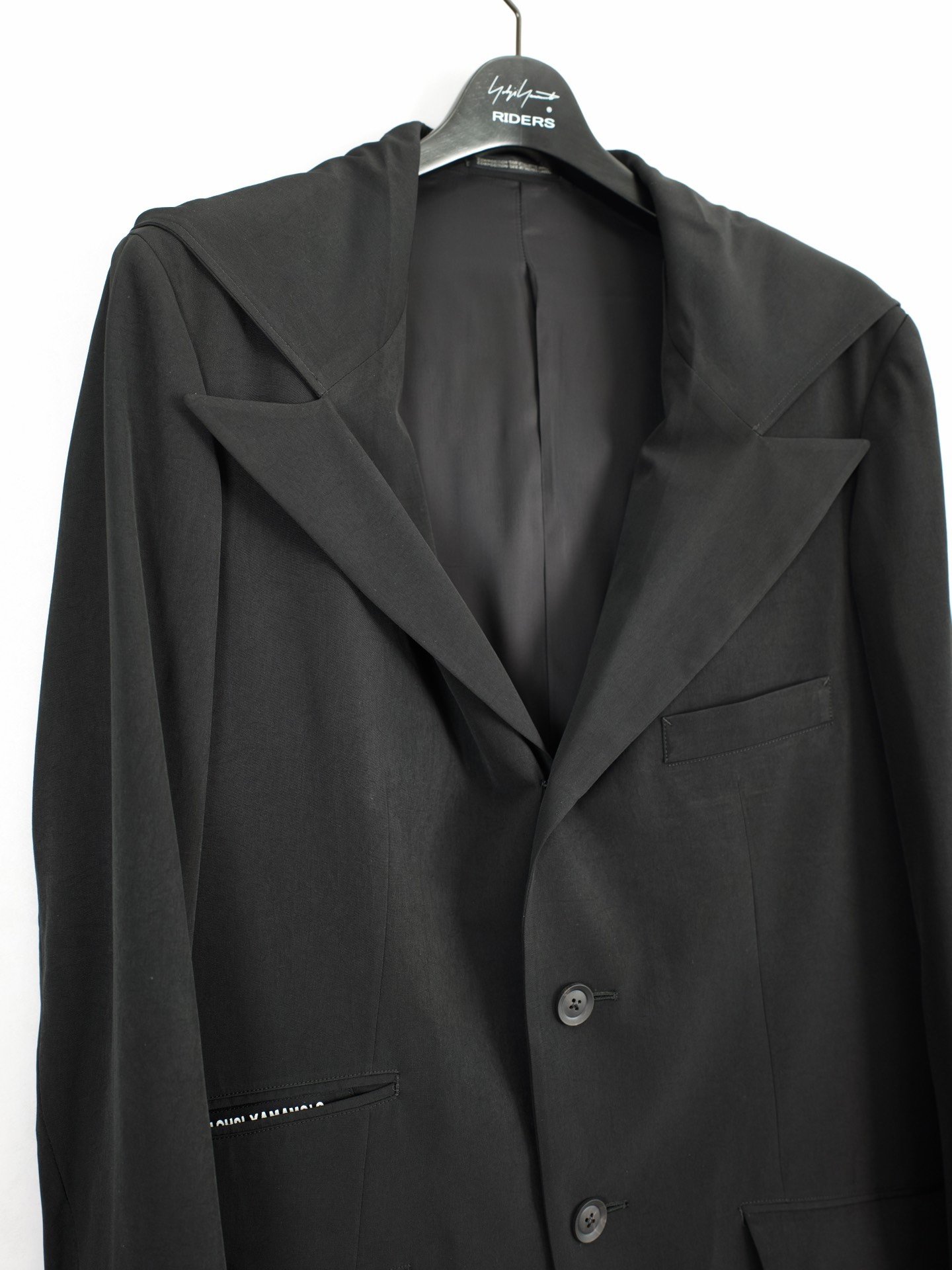 Yohji Yamamoto 23SS Hooded Triacetate Coat — front