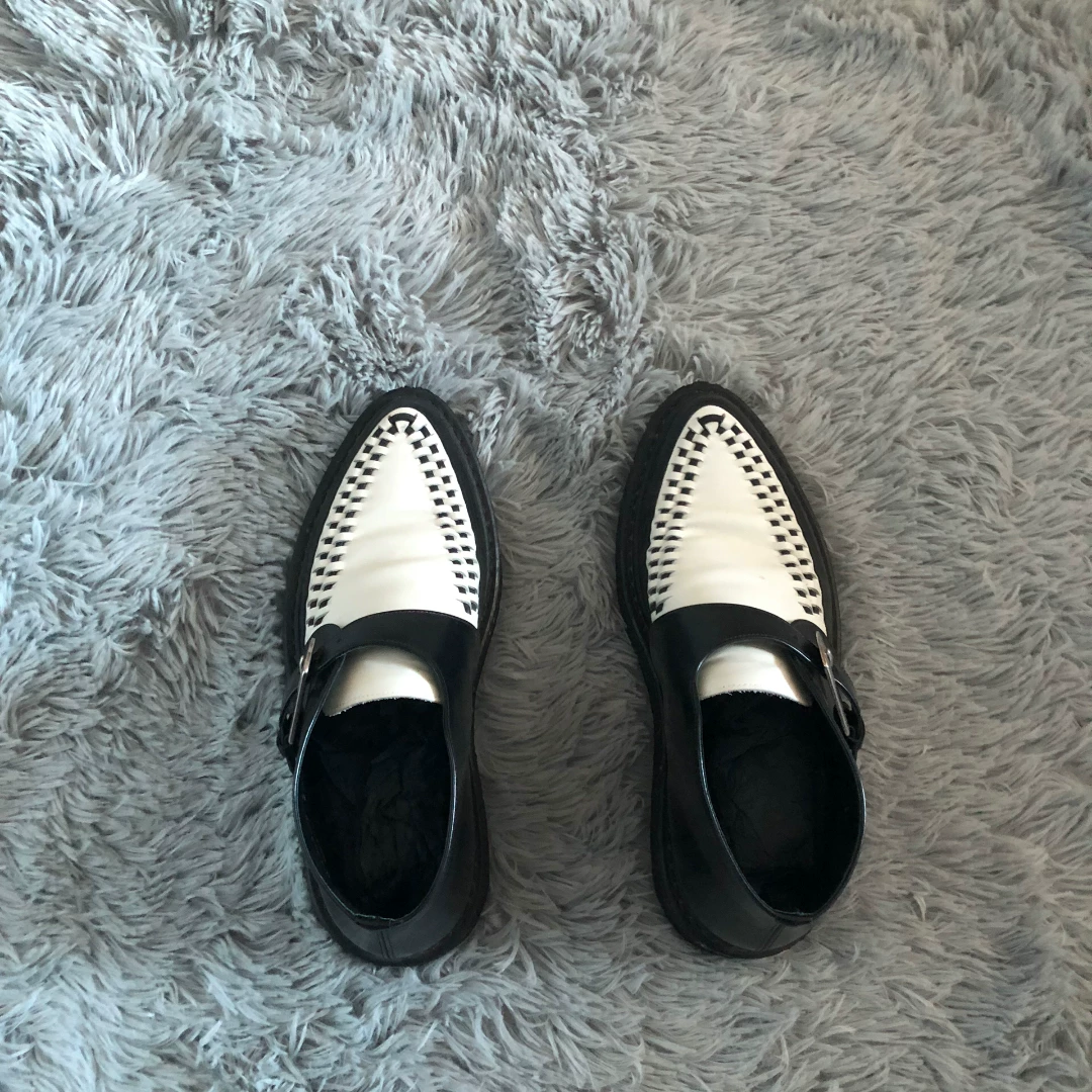 Saint Laurent 14FW Runway High-Top Shoes — front