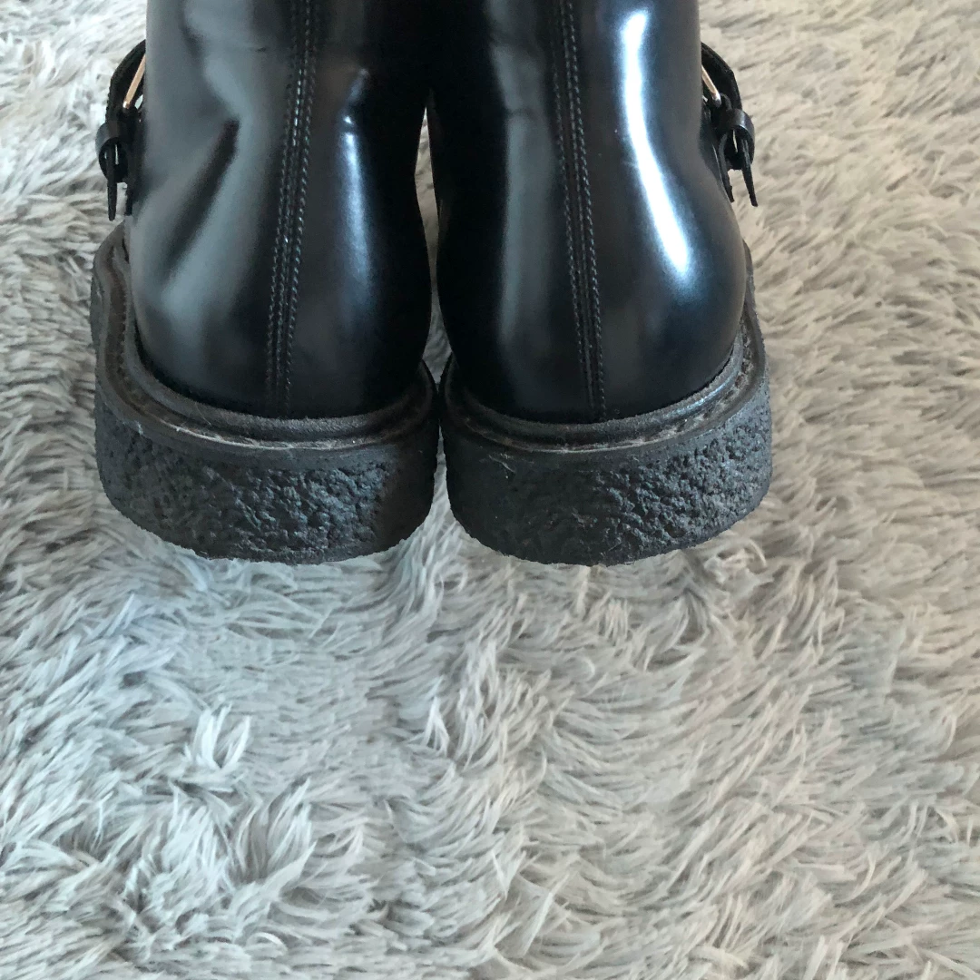 Saint Laurent 14FW Runway High-Top Shoes — back