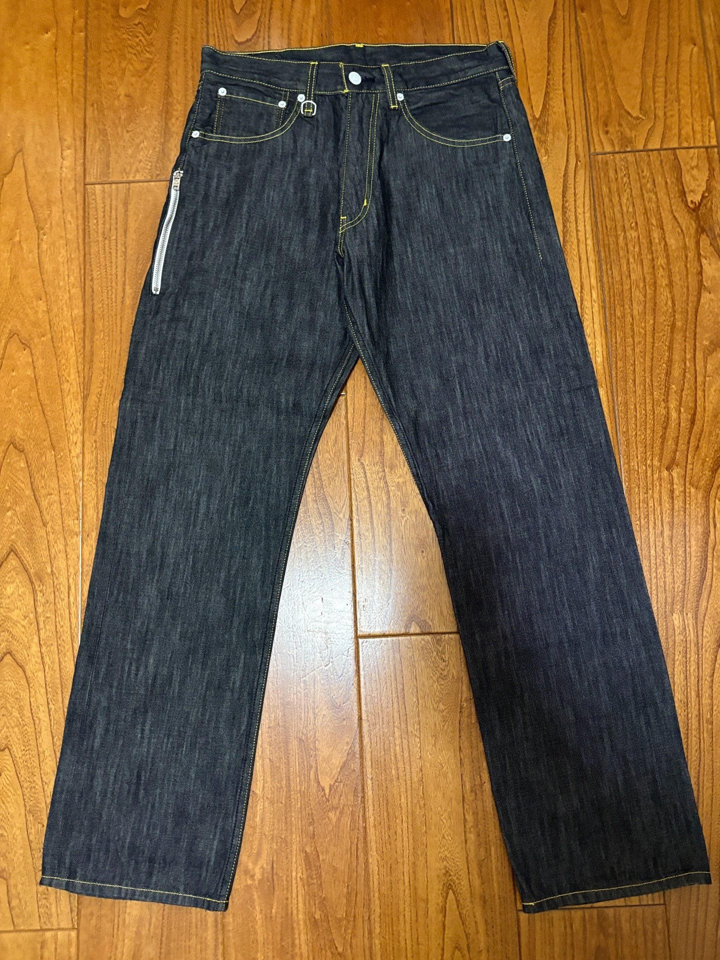 Levi's Fenom Raw Selvedge Jeans — front