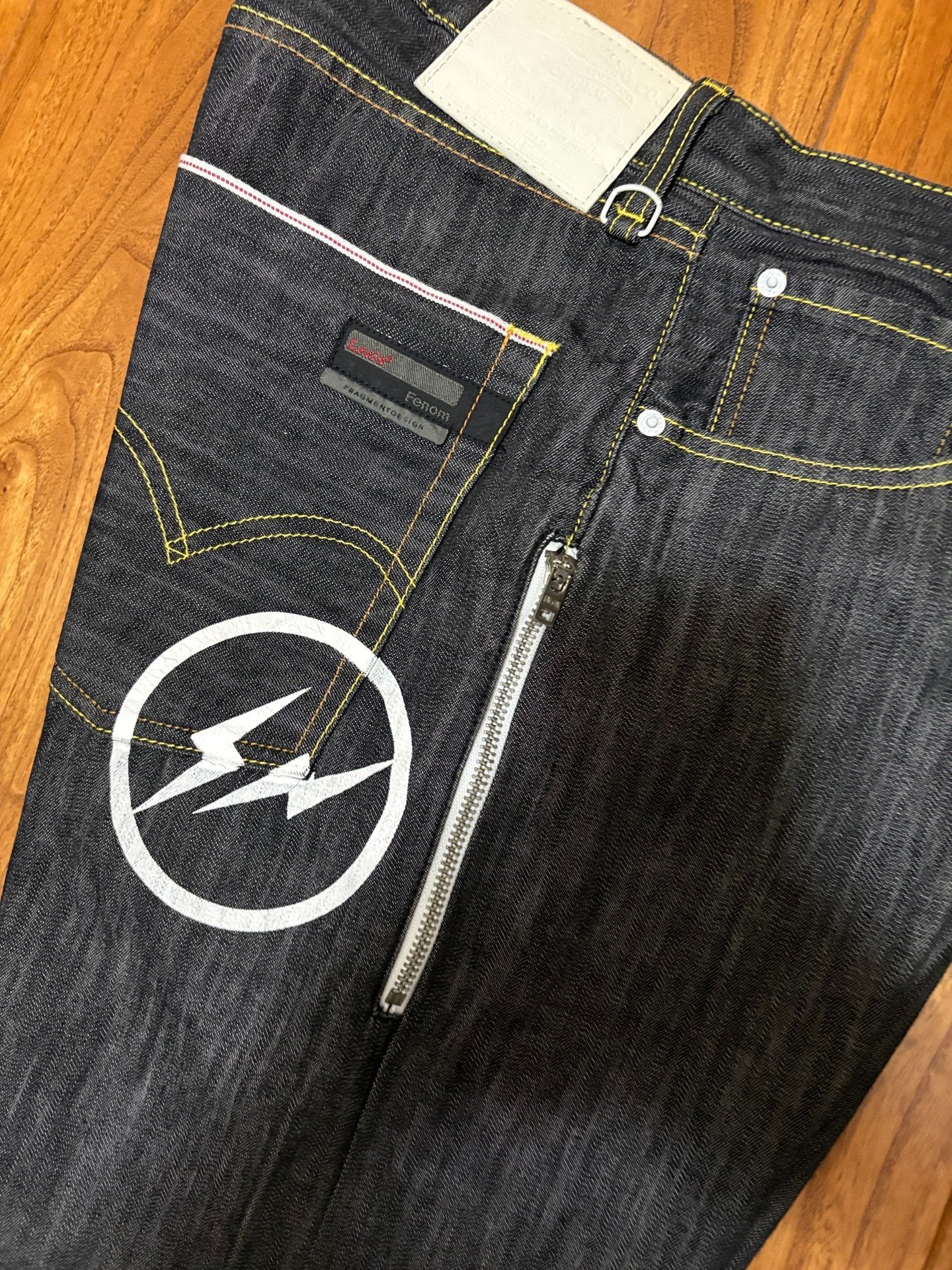 Levi's Fenom Raw Selvedge Jeans — detail