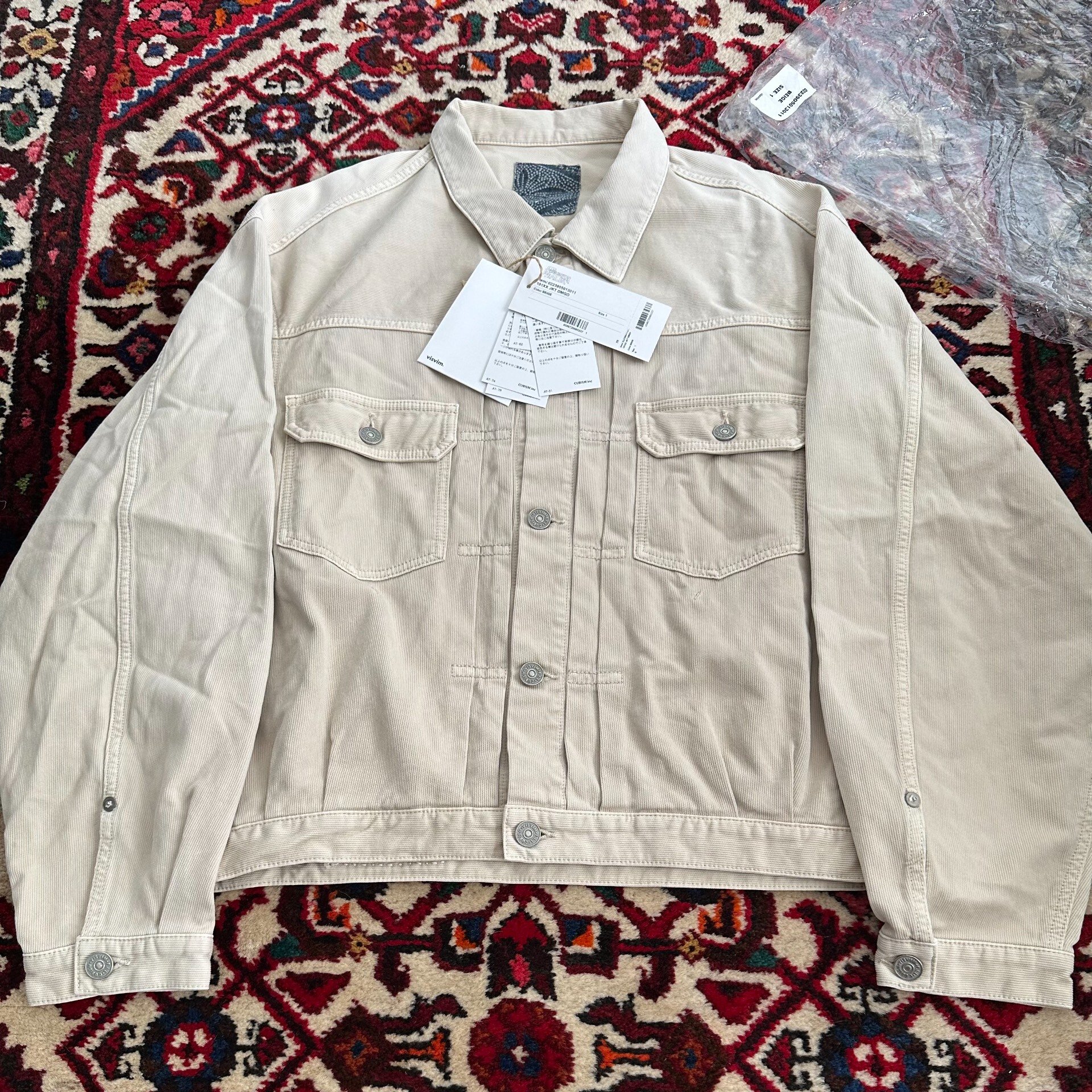 VISVIM 23 ICT 101XX JKT DMGD Jacket — front