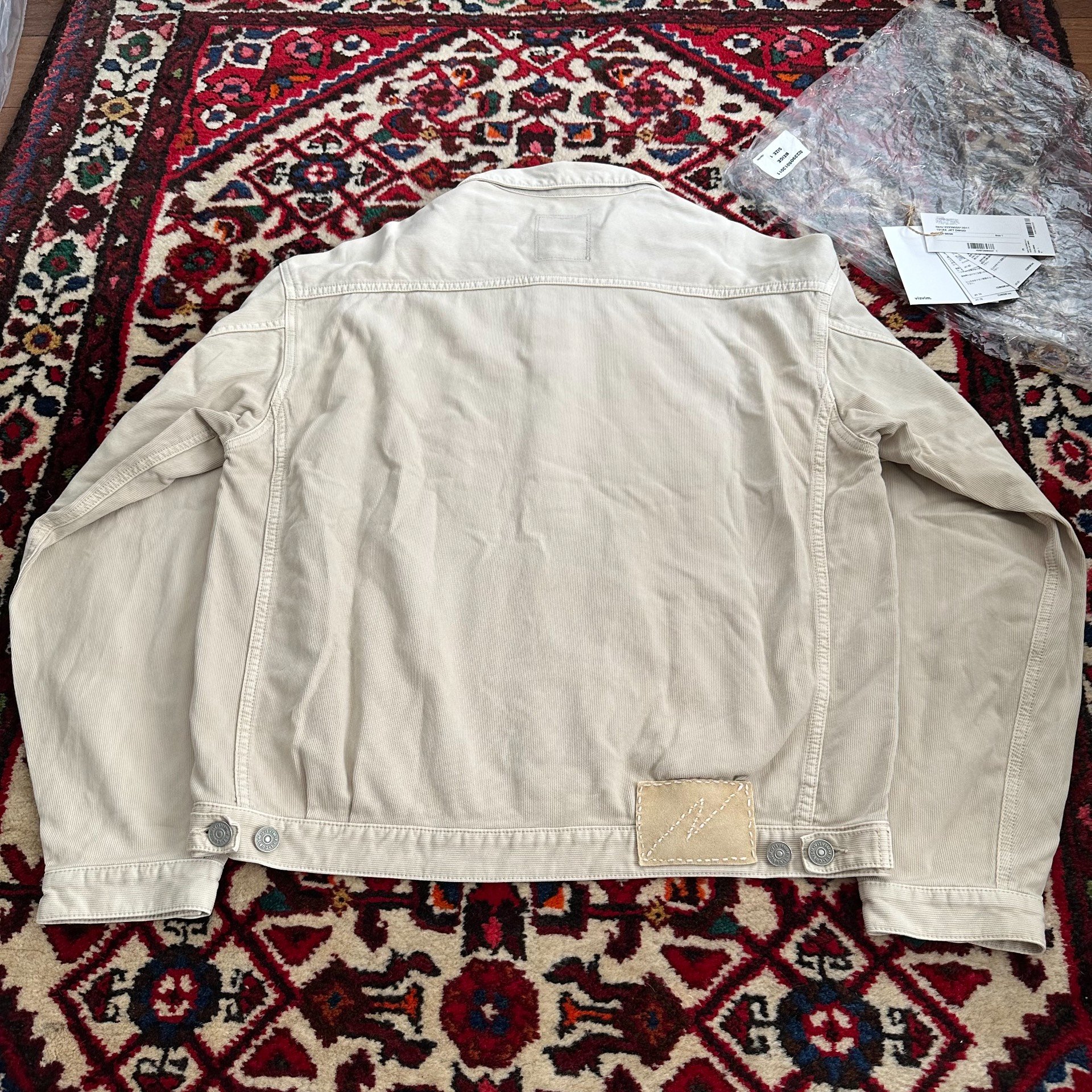 VISVIM 23 ICT 101XX JKT DMGD Jacket — detail