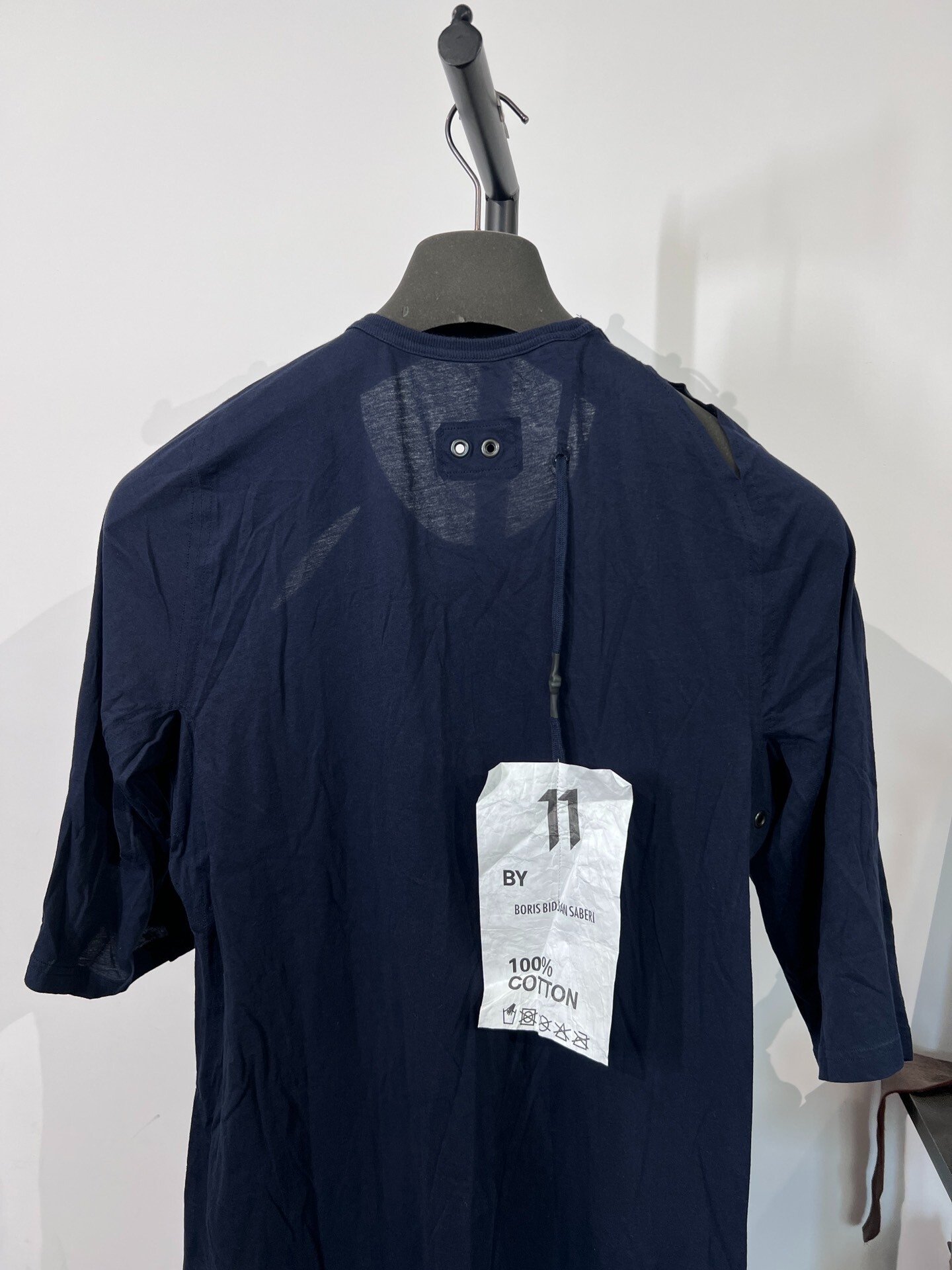 Boris Bidjan Saberi 11by bbs TS2F Eyelet T-shirt — back