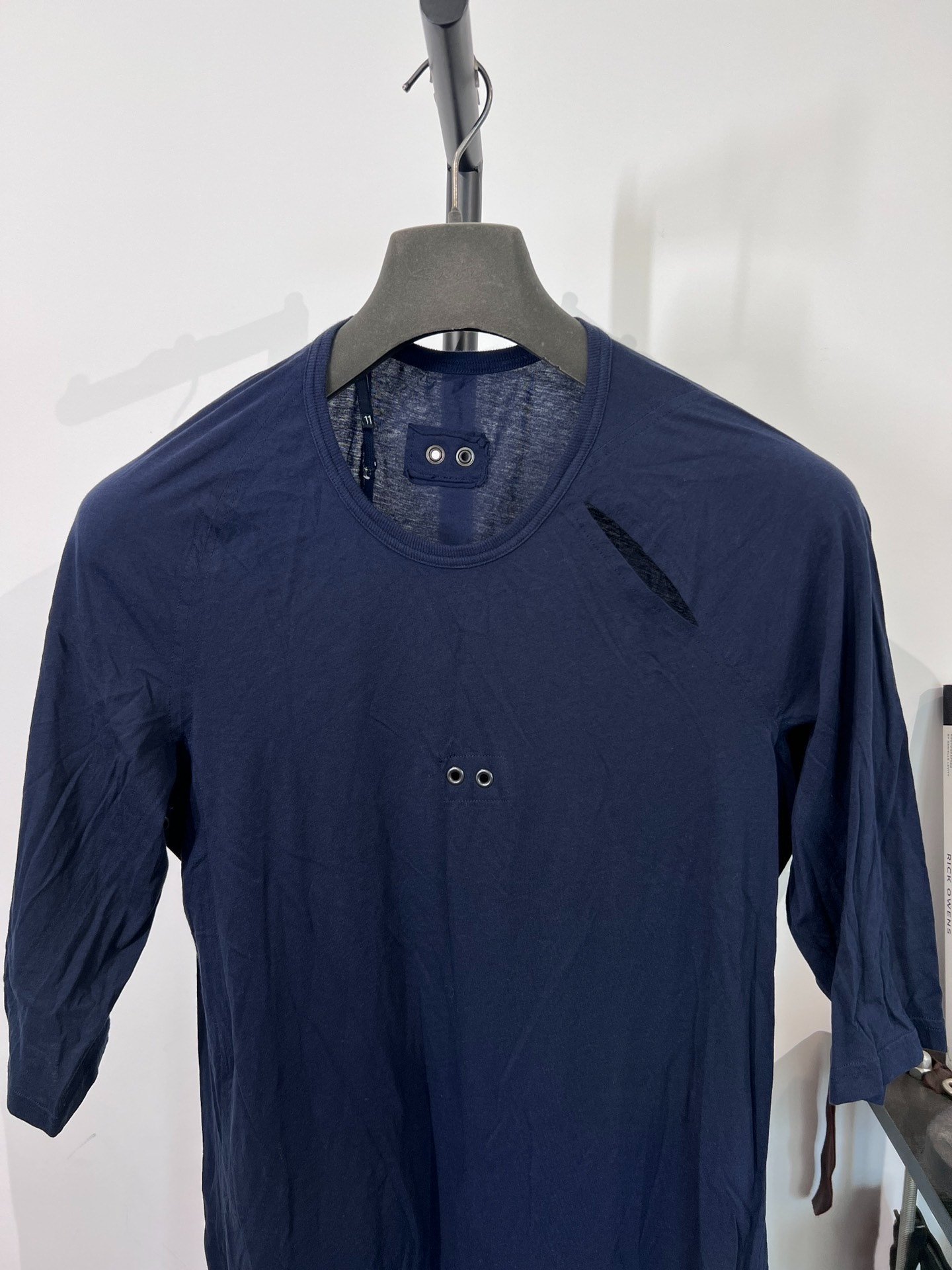 Boris Bidjan Saberi 11by bbs TS2F Eyelet T-shirt — detail