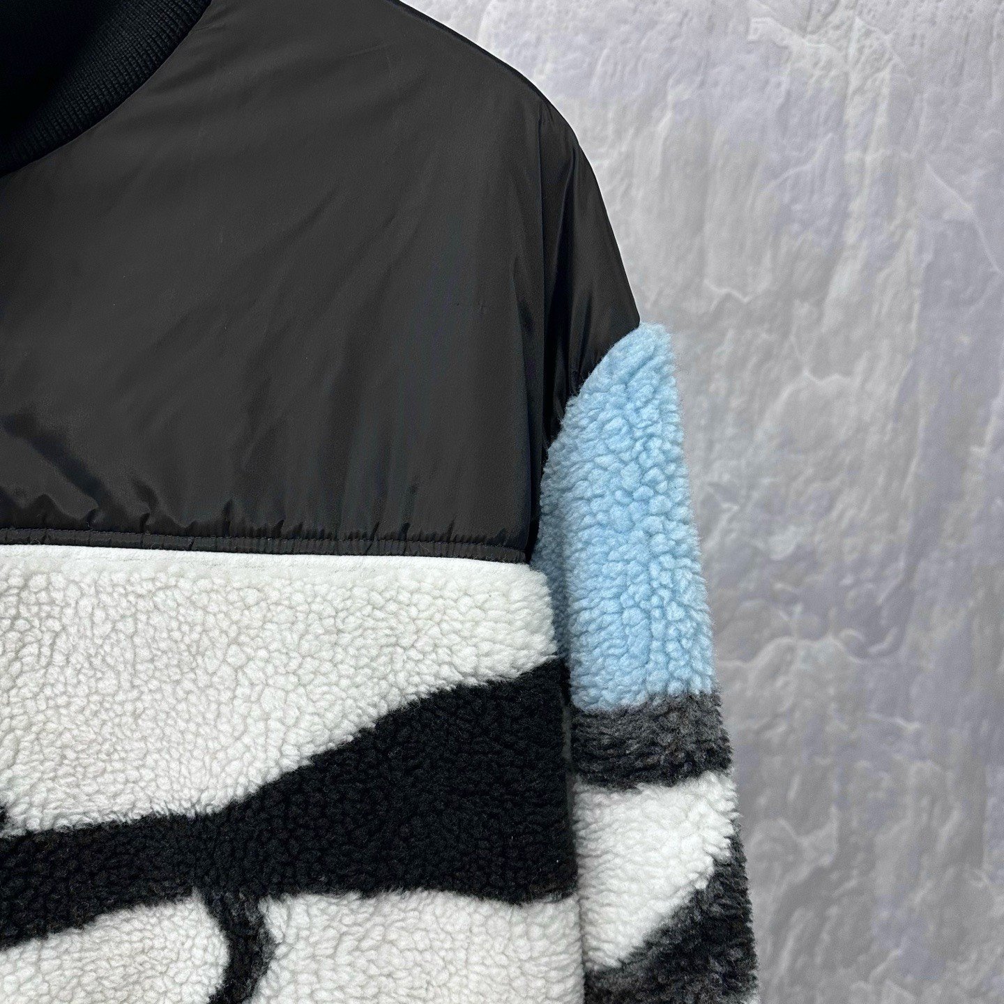Louis Vuitton SS24 Ski Teddy Jacket — detail