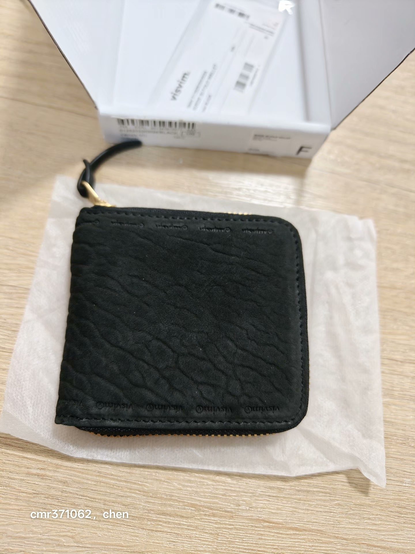 visvim 25AW suede bi-fold wallet