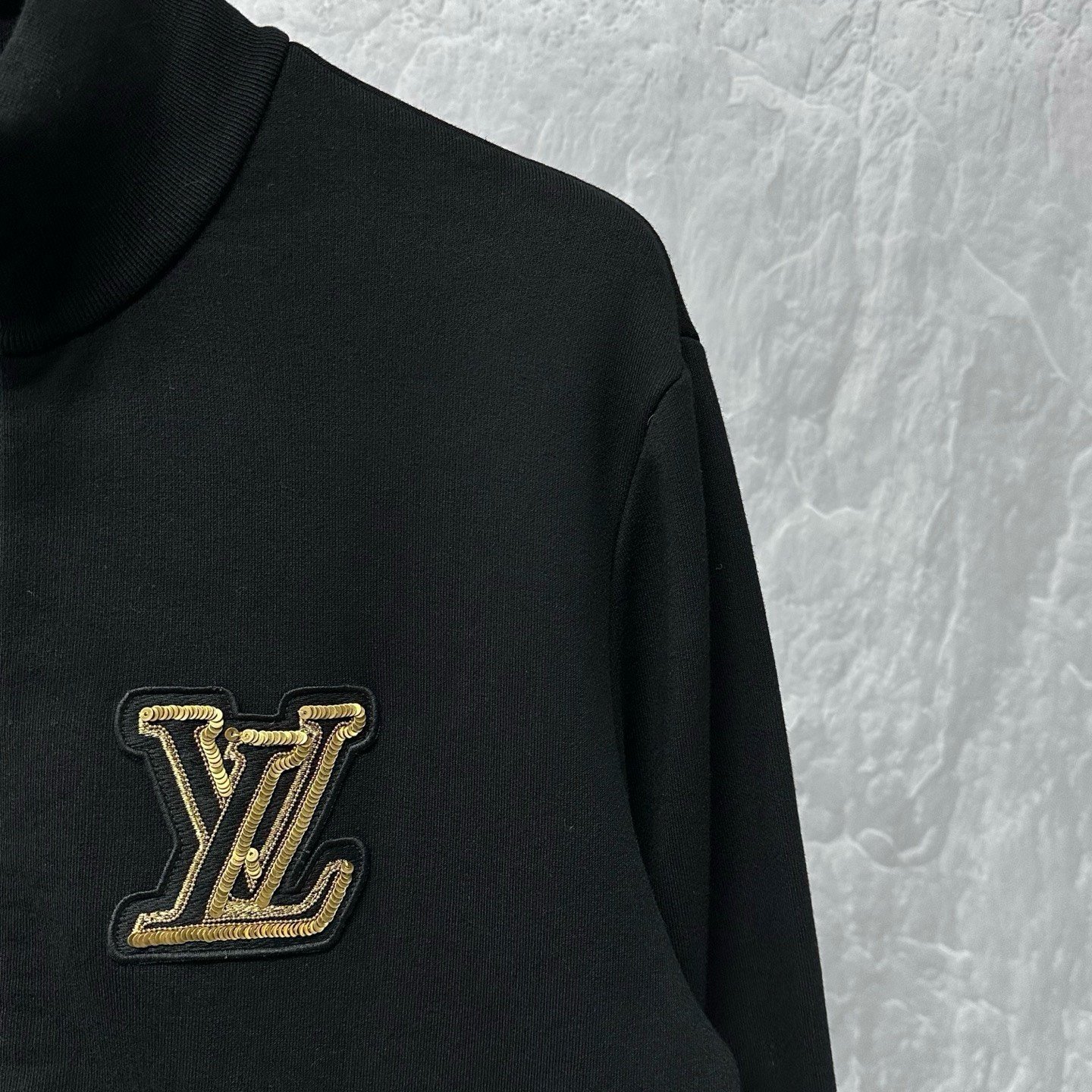 Louis Vuitton SS26 Stand Collar Zip Jacket — detail