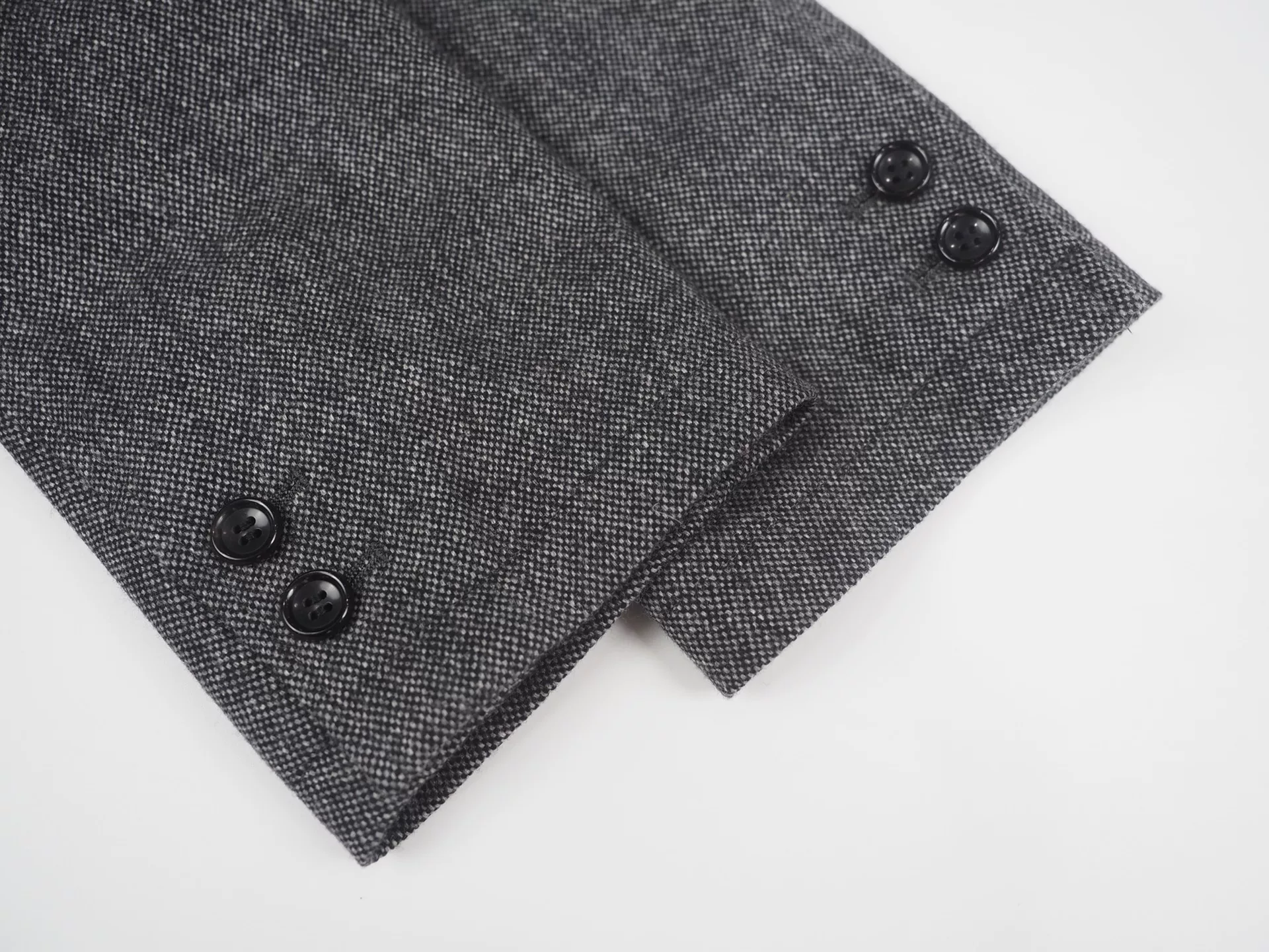 Visvim Academia Deep Gray Wool Blazer — label