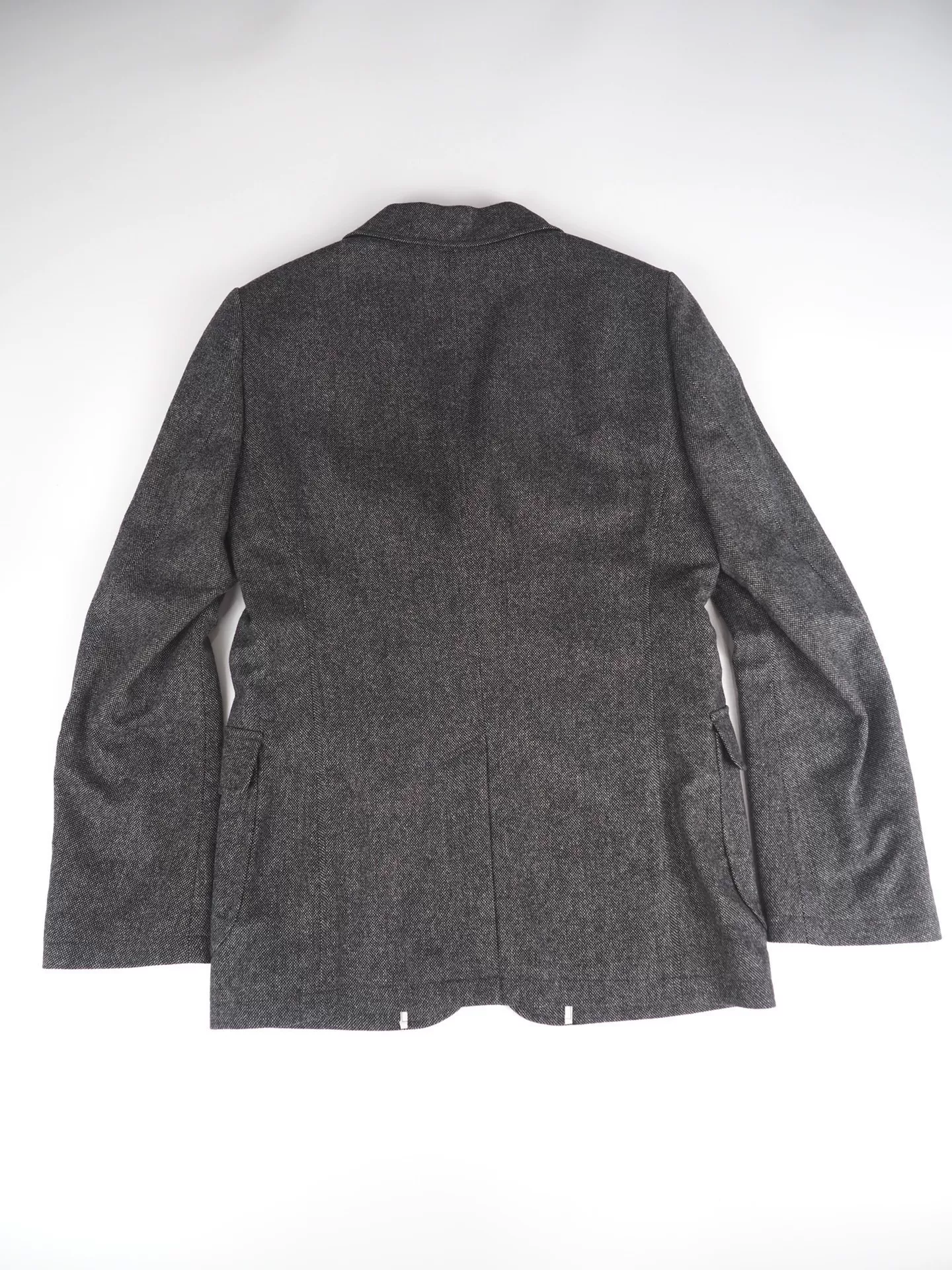 Visvim Academia Deep Gray Wool Blazer — front