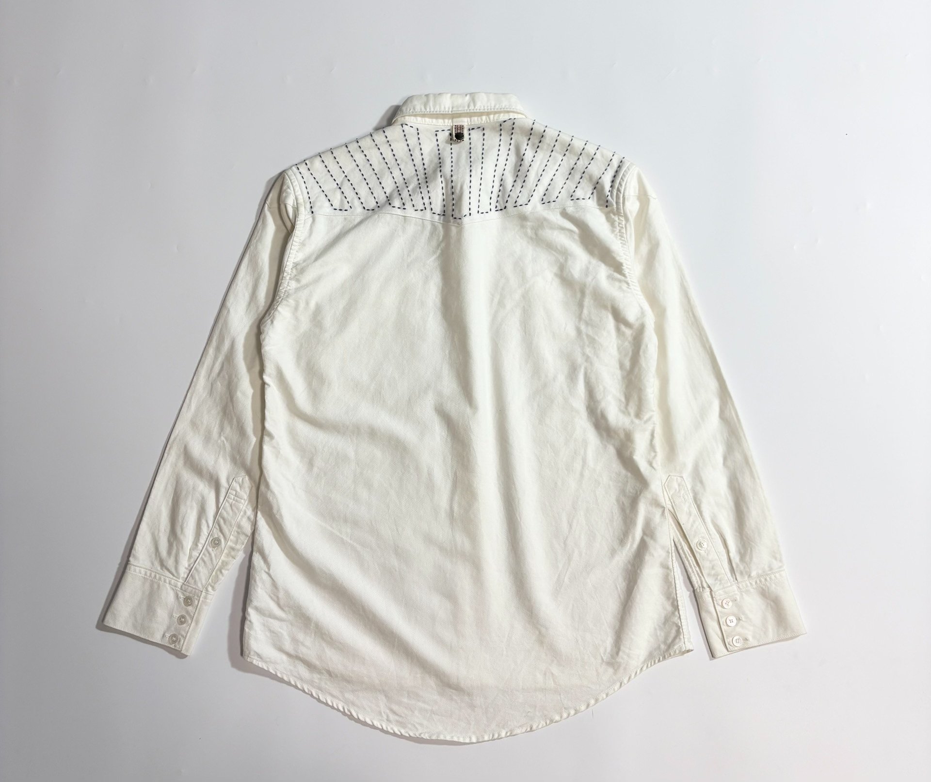 VISVIM GIZA Sashiko Shirt — detail