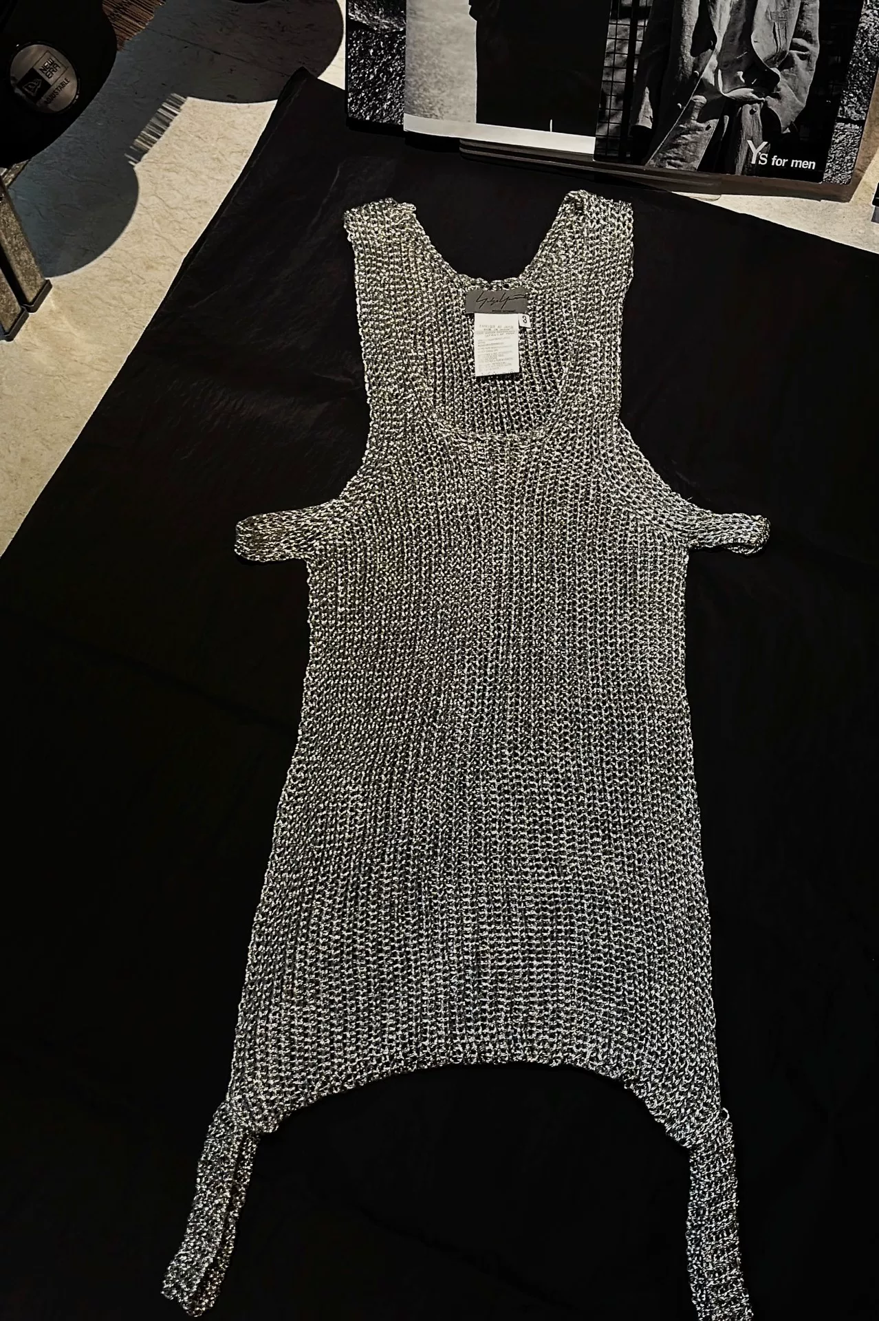 Yohji Yamamoto 07ss Silver Chain Vest — back