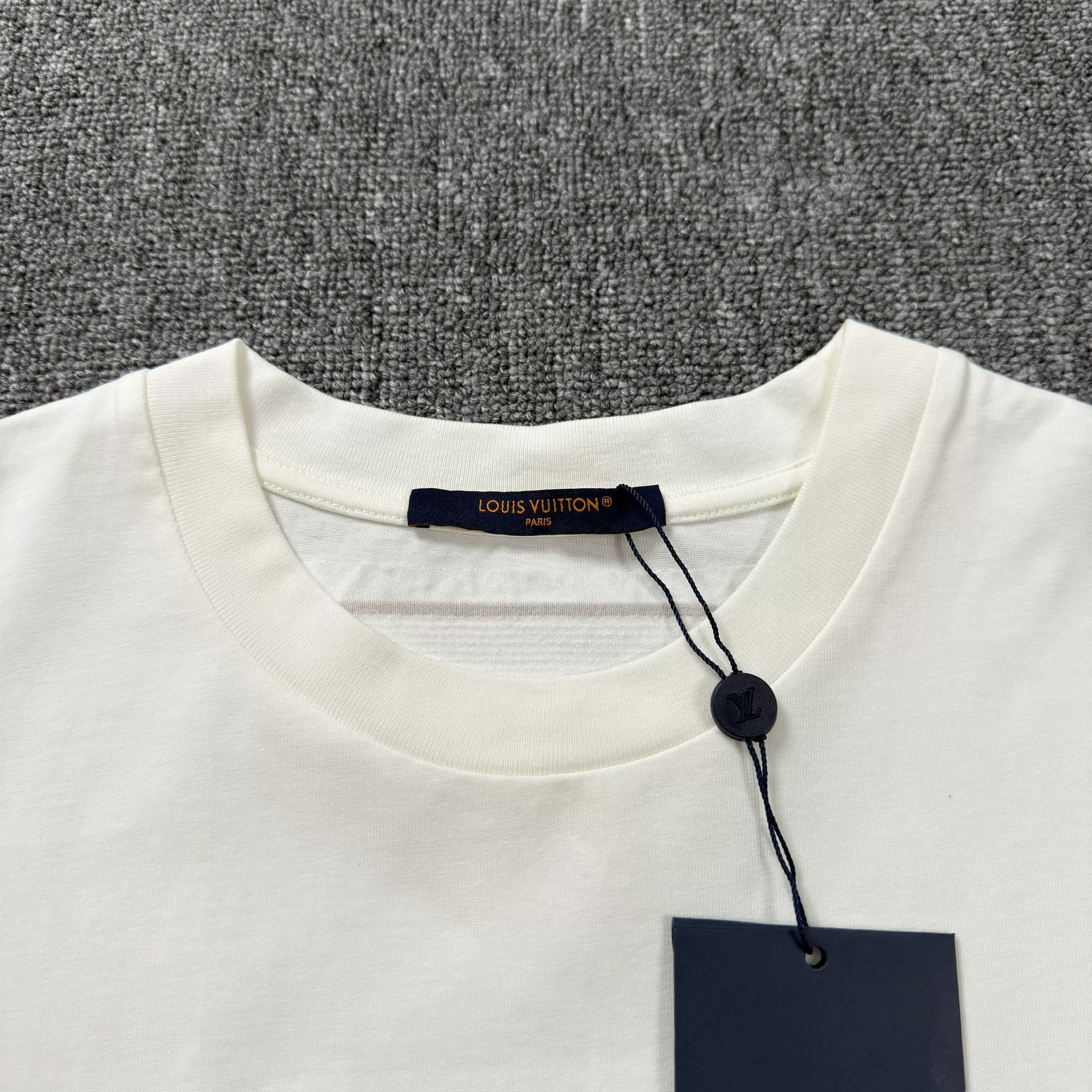 Louis Vuitton Beaded Letter Short-Sleeve T-Shirt — front