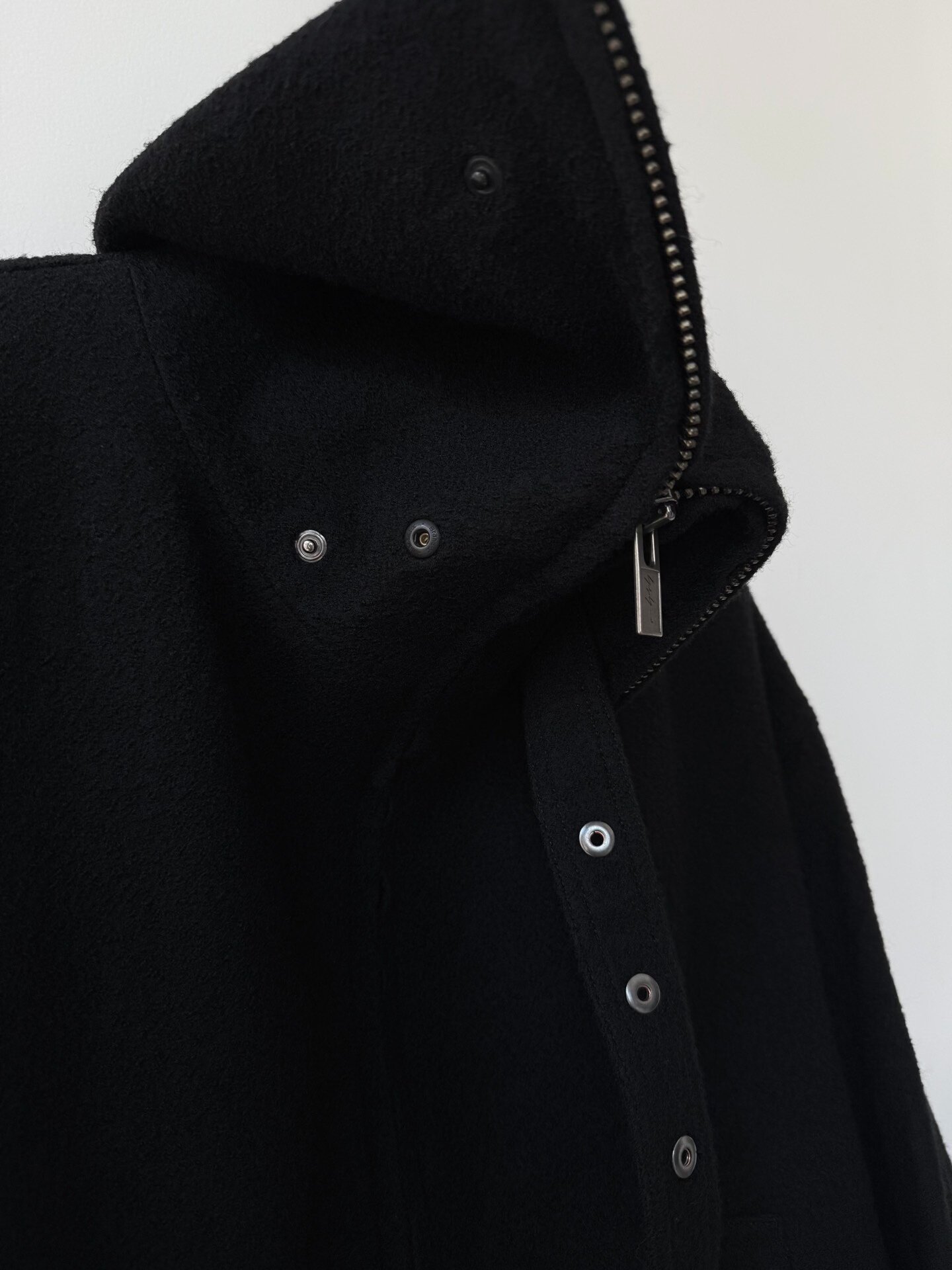 Yohji Yamamoto Femme 21AW Oversized Wool Coat — label