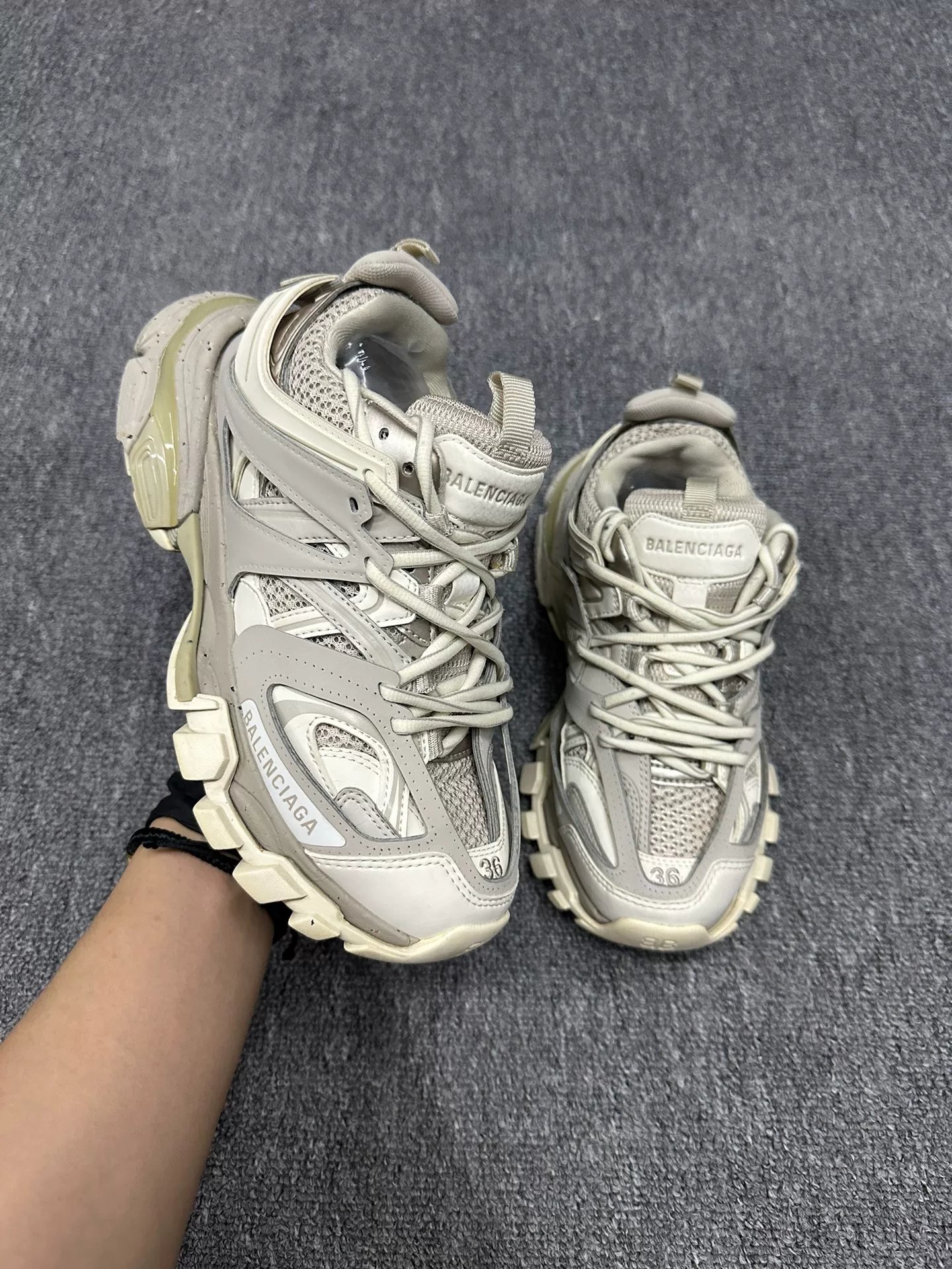 Balenciaga Triple S Dad Shoes — detail