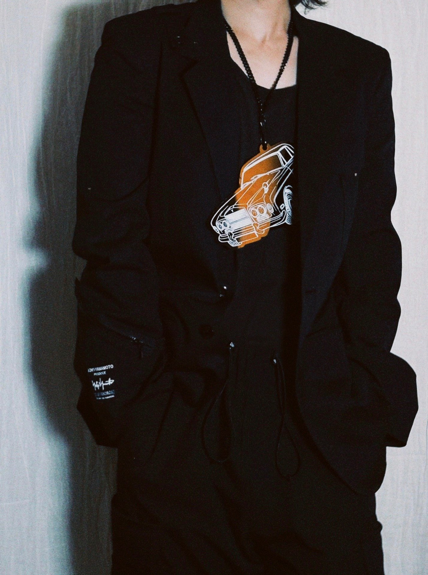 Yohji Yamamoto Car Pendant Necklace — back