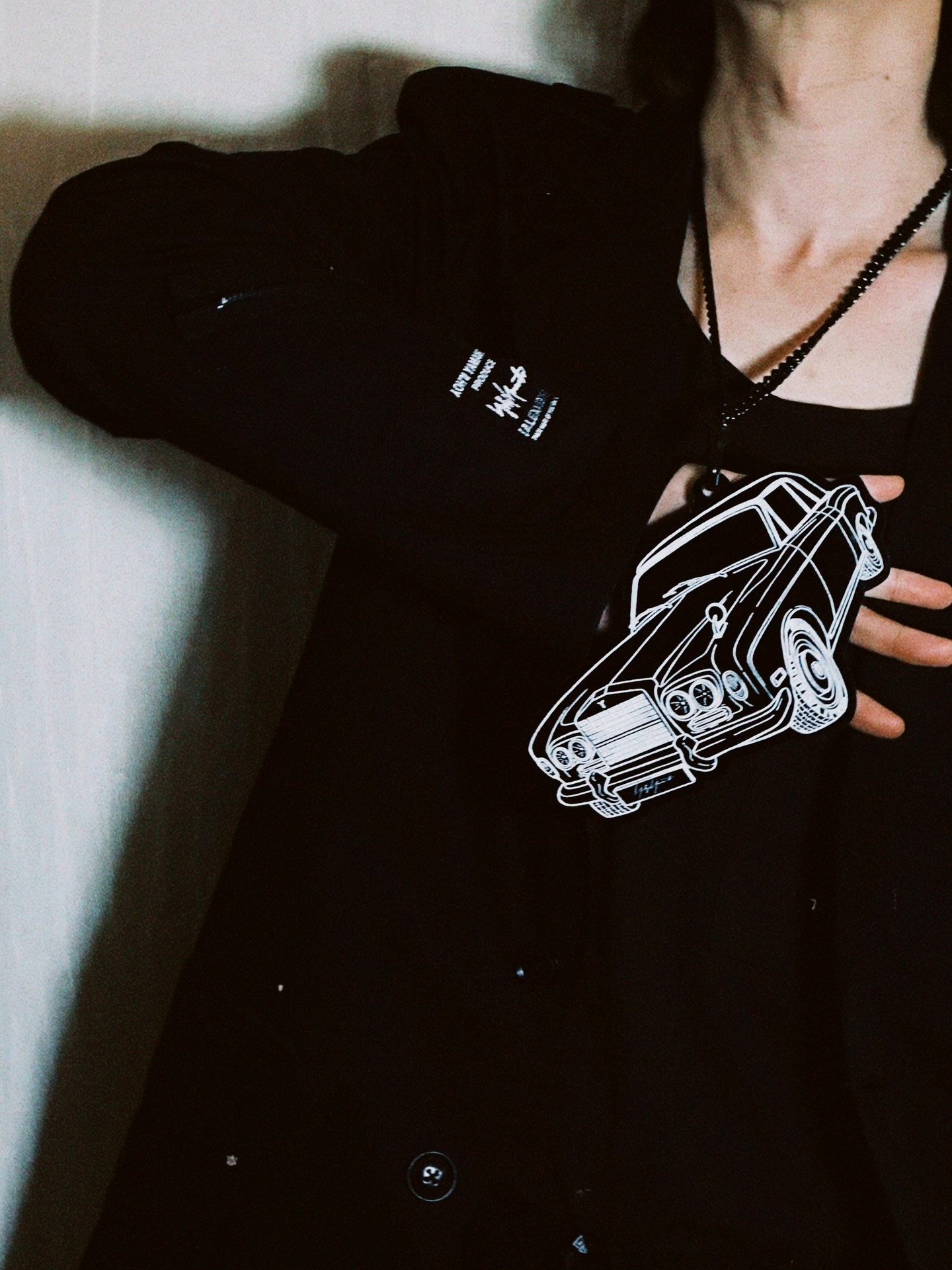 Yohji Yamamoto Car Pendant Necklace — detail