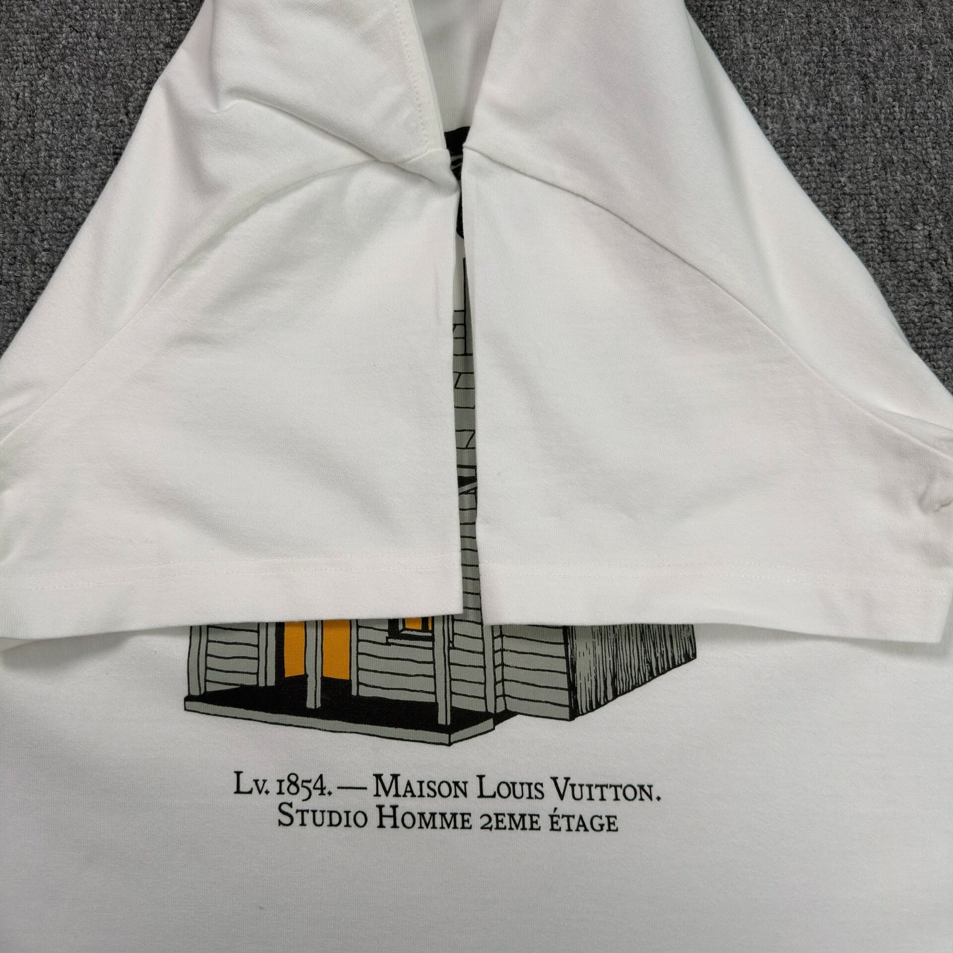 Louis Vuitton Fall House Print T-shirt — back