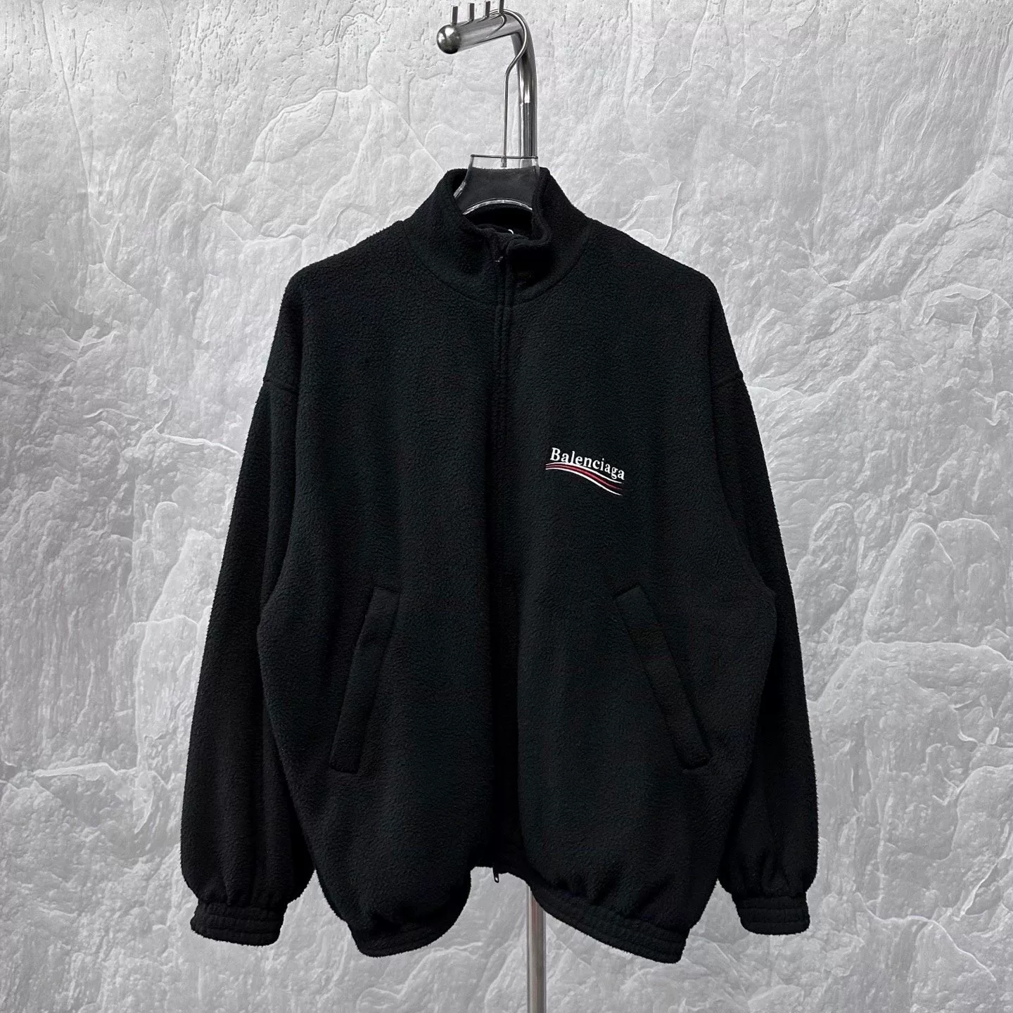 Balenciaga Cola Embroidery Fleece Jacket