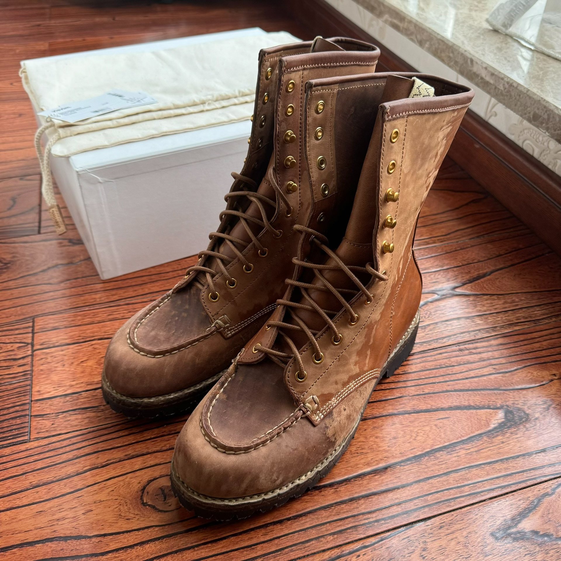 VISVIM 26ss SCOUT MOC BOOTS
