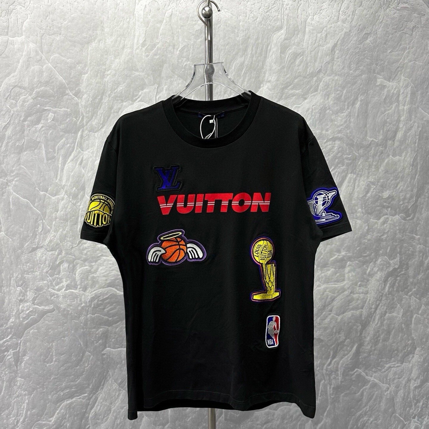 Louis Vuitton NBA Print Embroidered T-Shirt