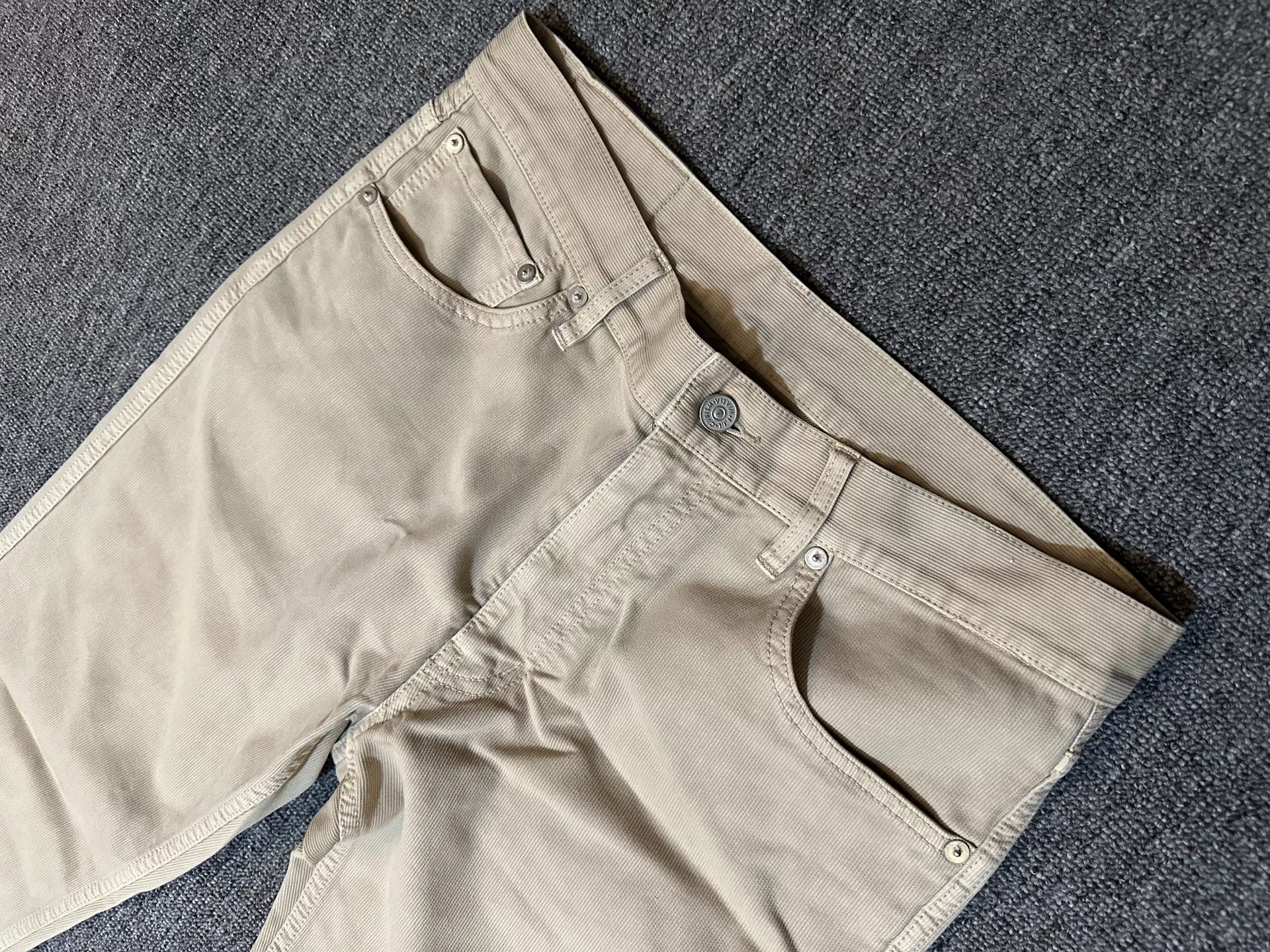 visvim fluxus 19 corduroy pants — front
