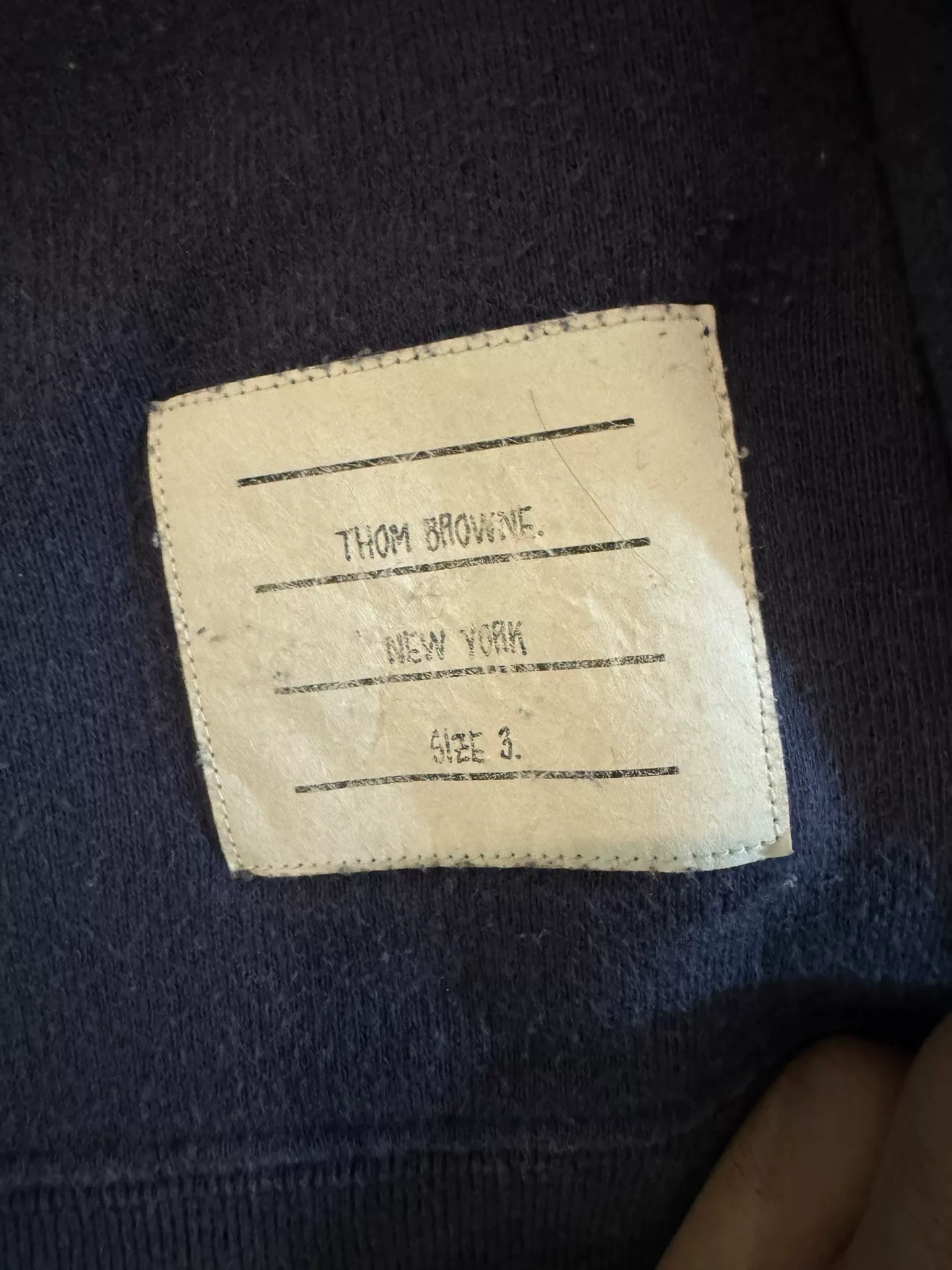 Thom Browne Men's Classic Sweatshirt — back