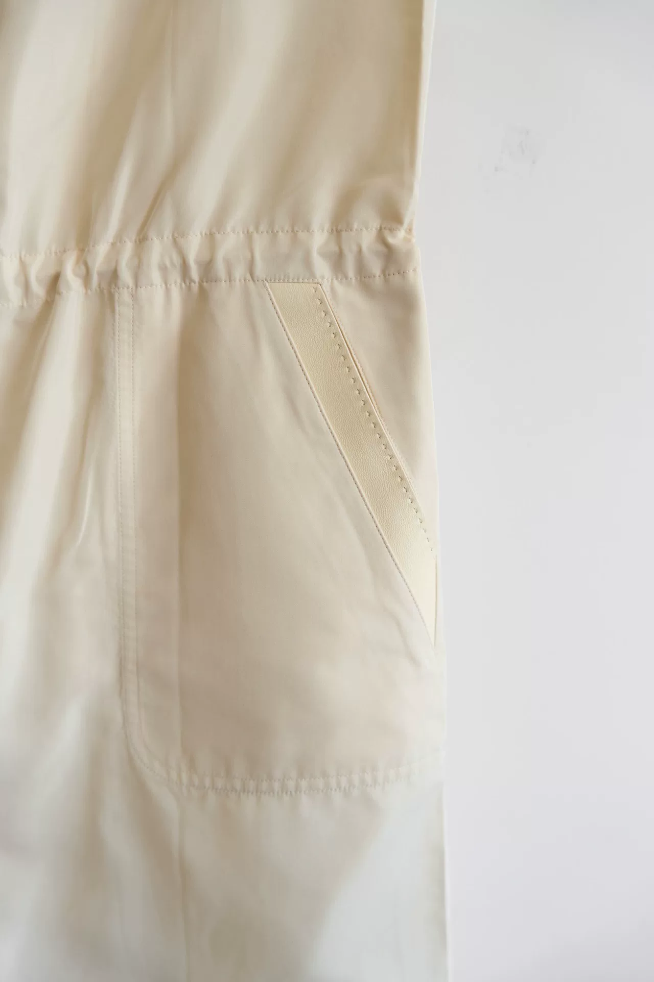 Loro Piana Beige Hooded Vest — back