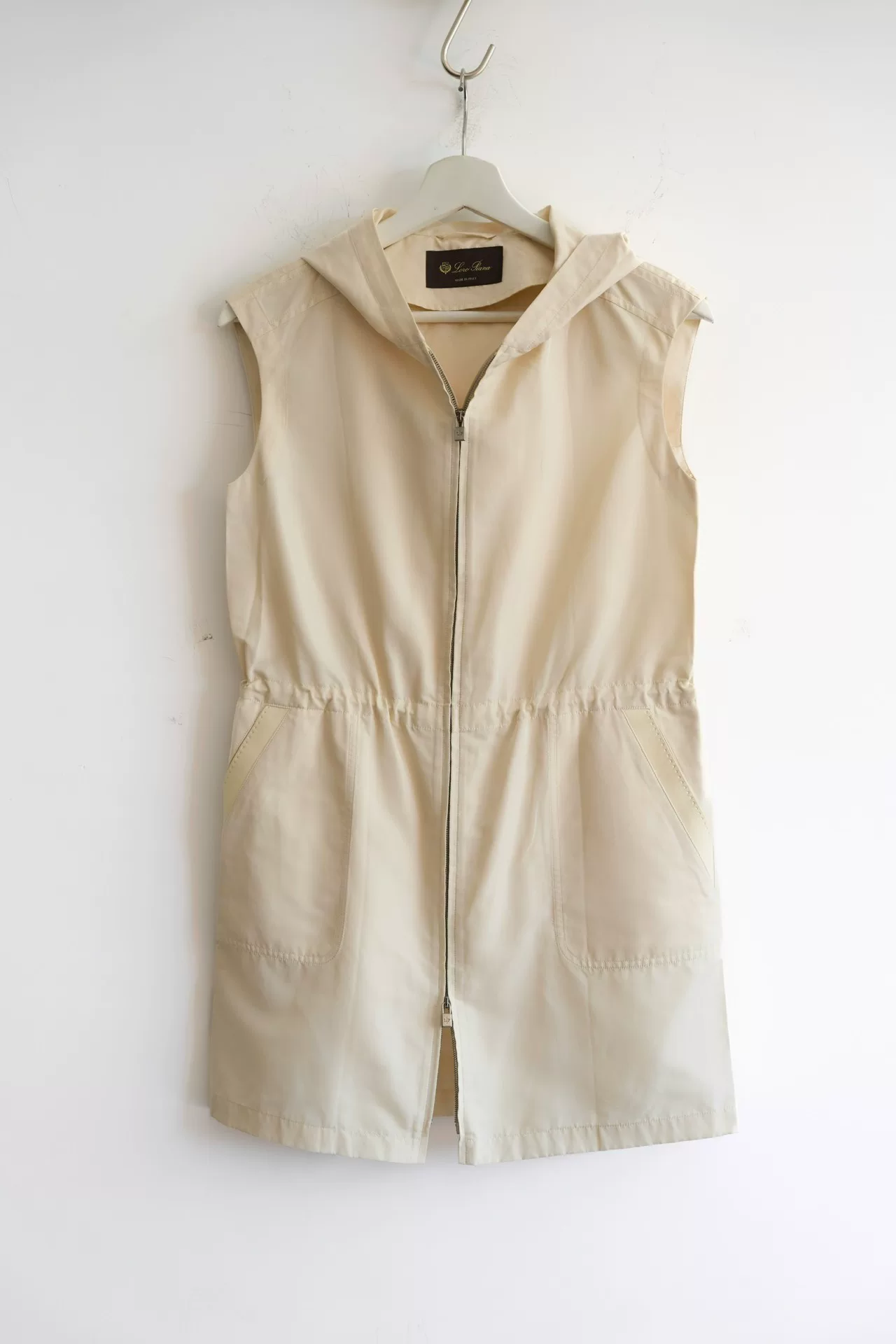 Loro Piana Beige Hooded Vest