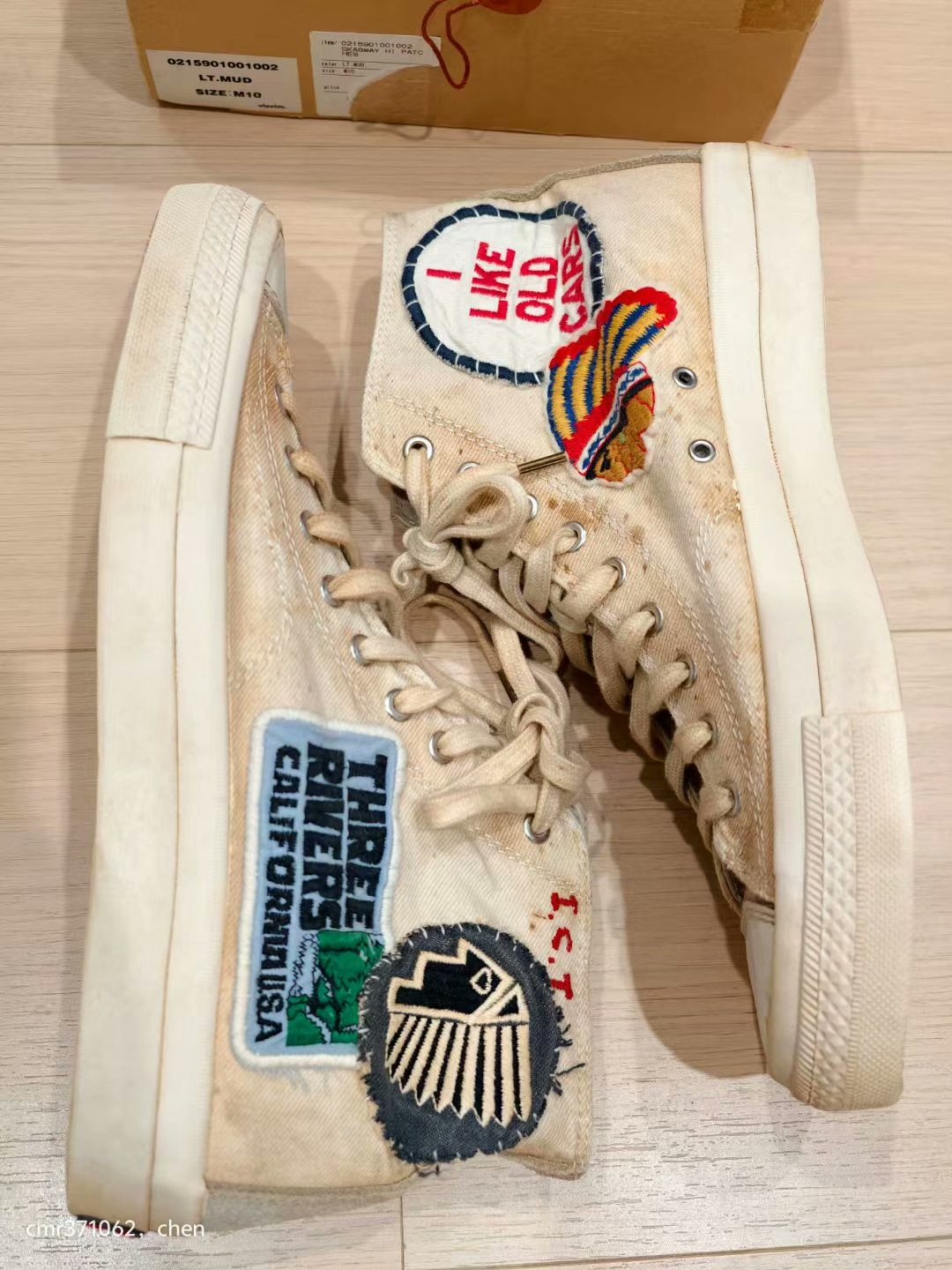 VISVIM 15 ICT SKAGWAY HI PATCHES — back