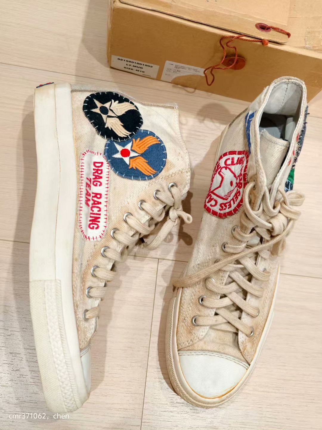 VISVIM 15 ICT SKAGWAY HI PATCHES — front