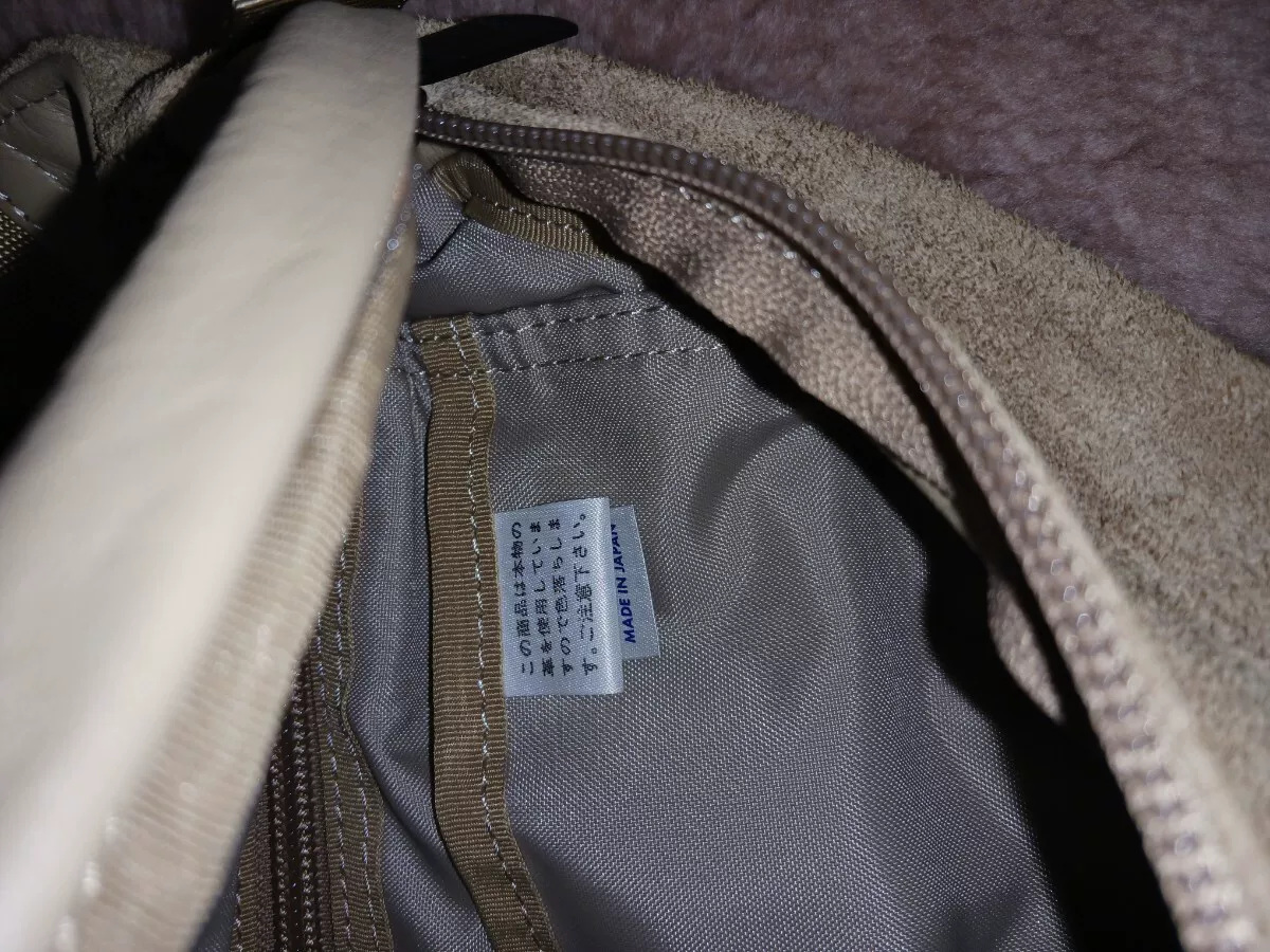 Porter Both Suede Waist Bag — label