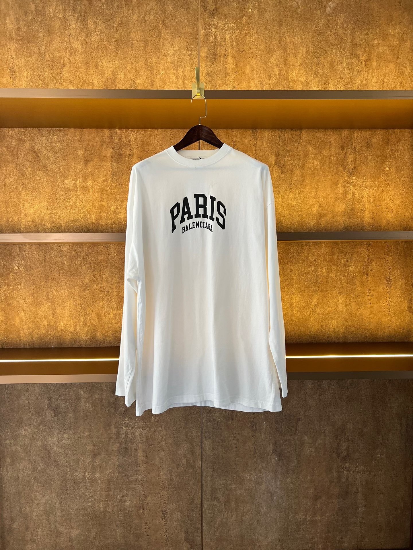 Balenciaga Paris White Limited Long-Sleeve