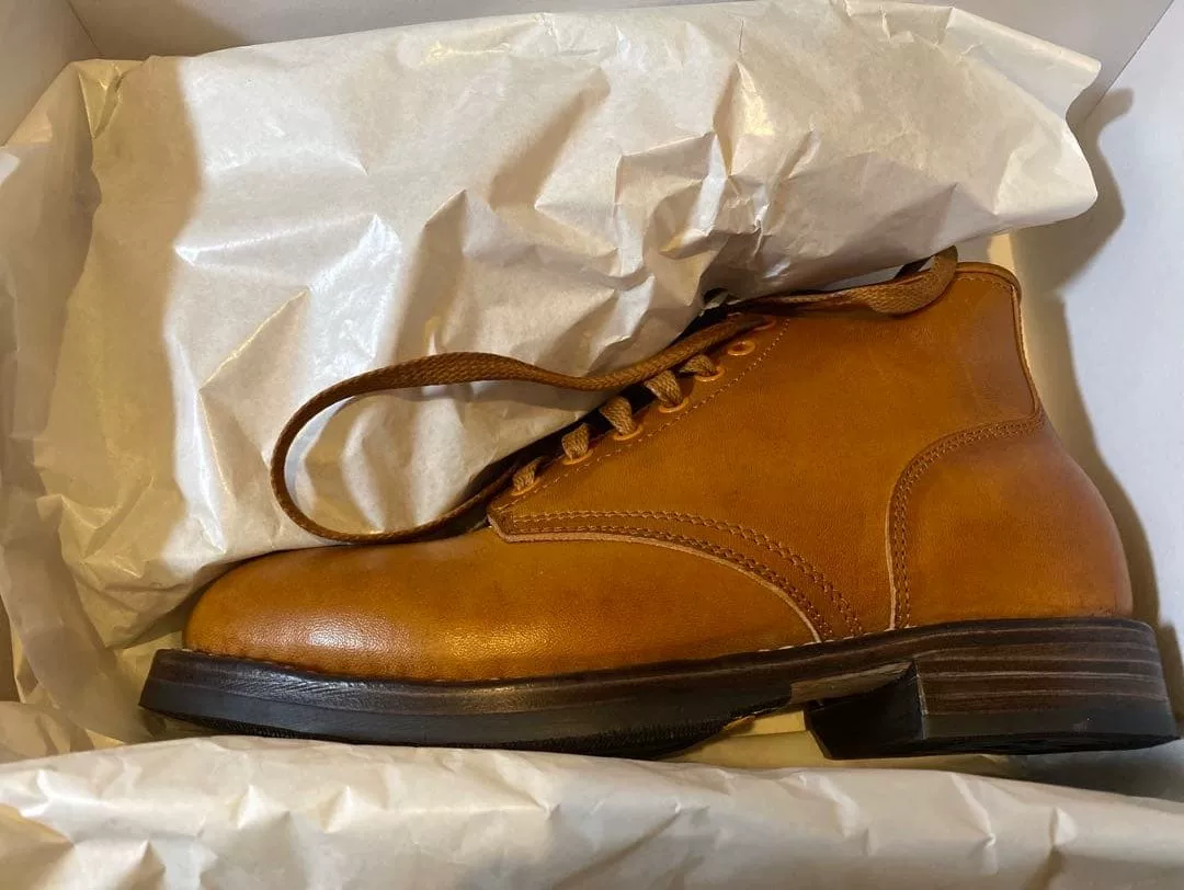 visvim BRIGADIER BOOTS-FOLK LT — detail