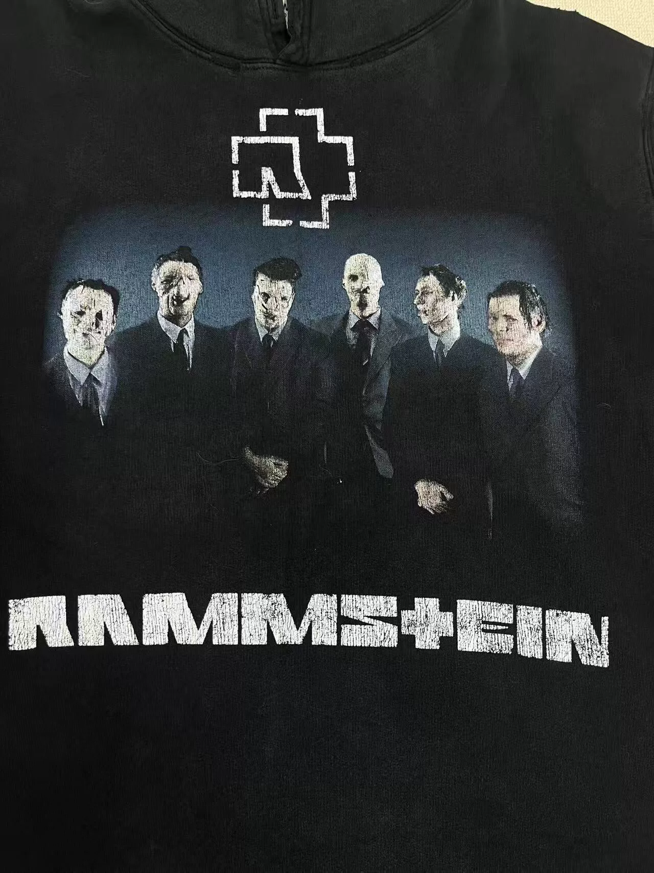 Balenciaga Rammstein Short Hoodie — detail
