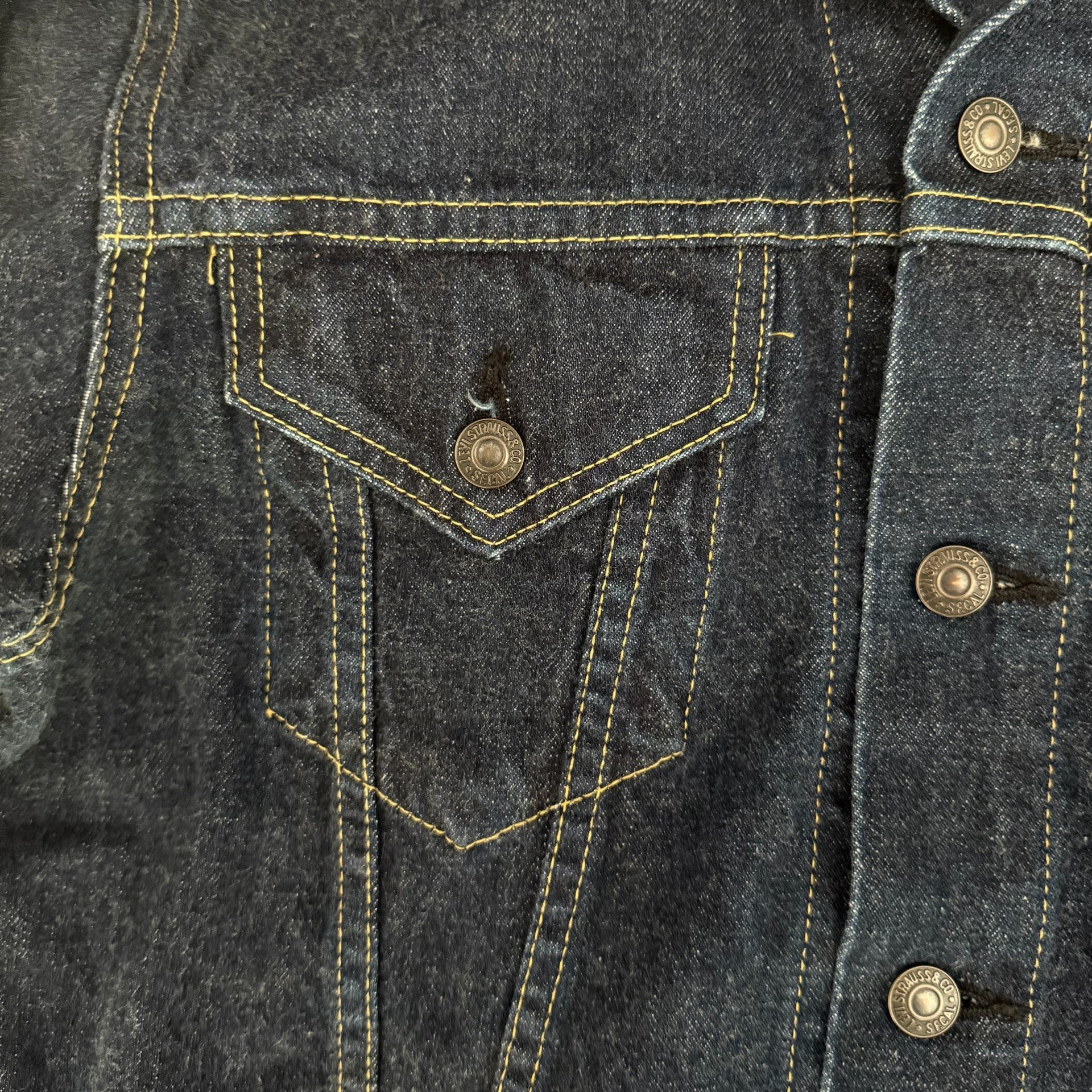 Levi's LVC 557 J22 Denim Jacket — label