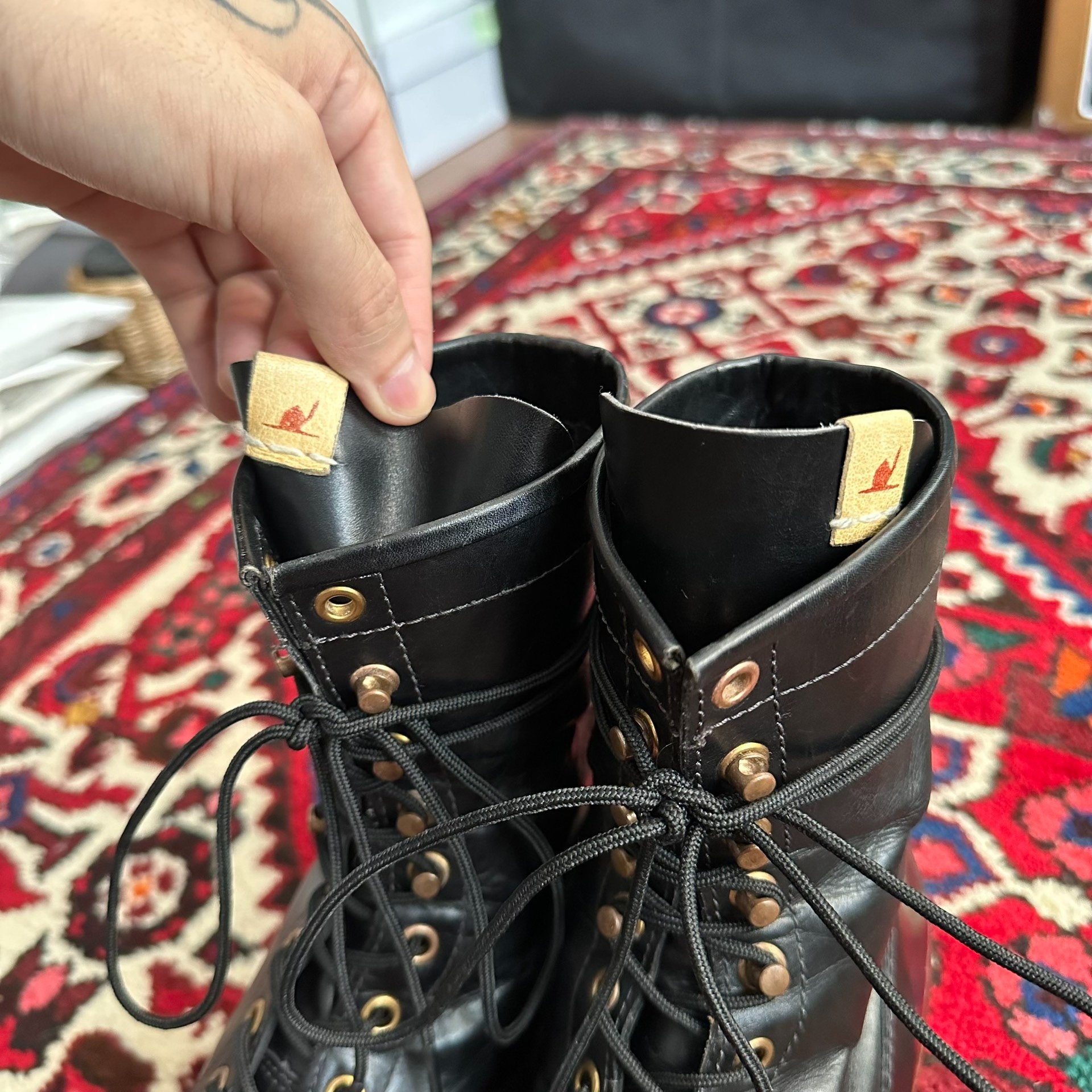 Visvim 14aw Powell High Boots — detail