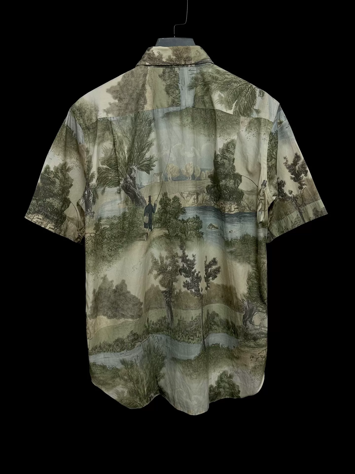 Comme des Garçons 16SS British Print Shirt — detail