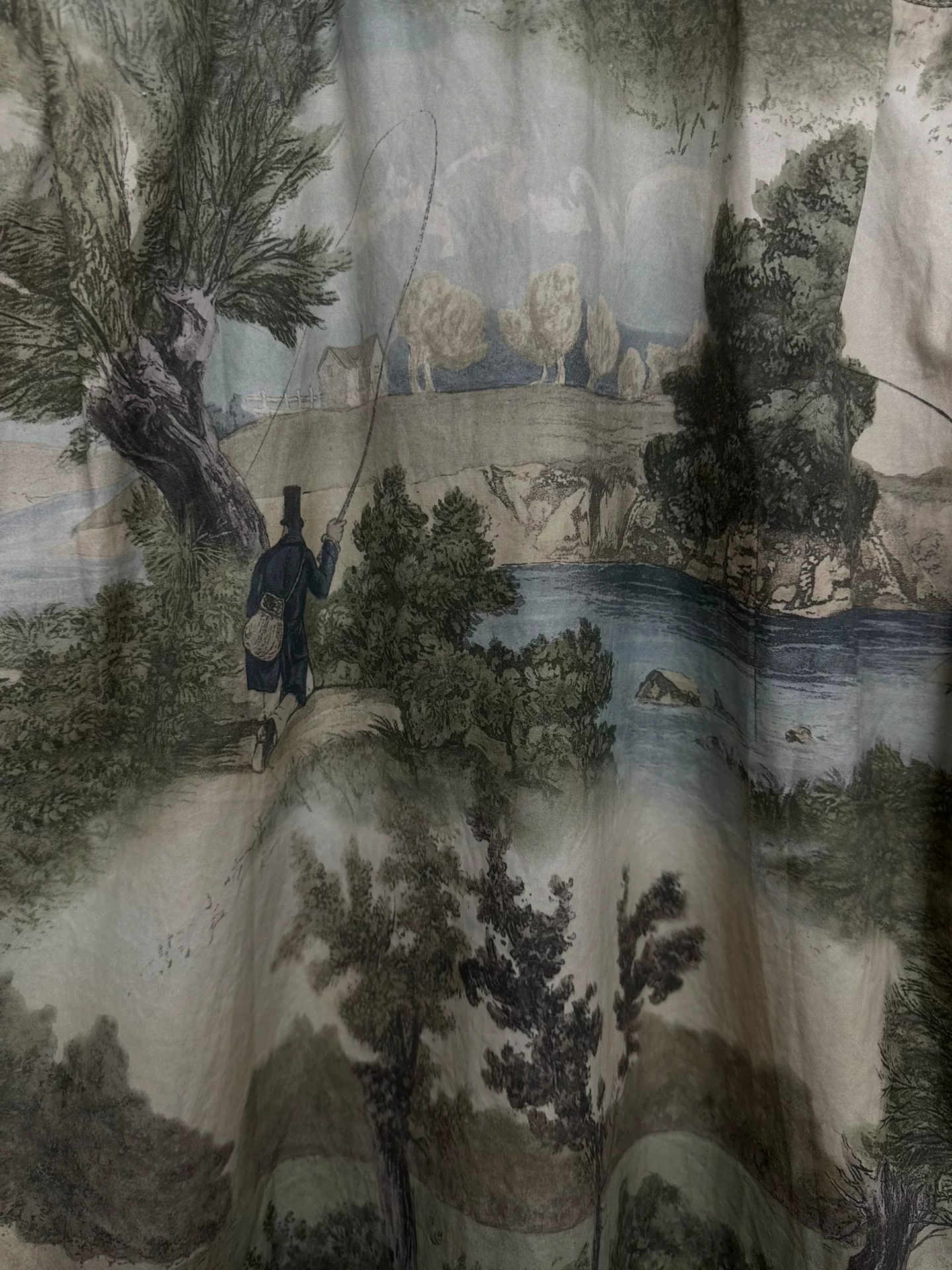 Comme des Garçons 16SS British Print Shirt — label