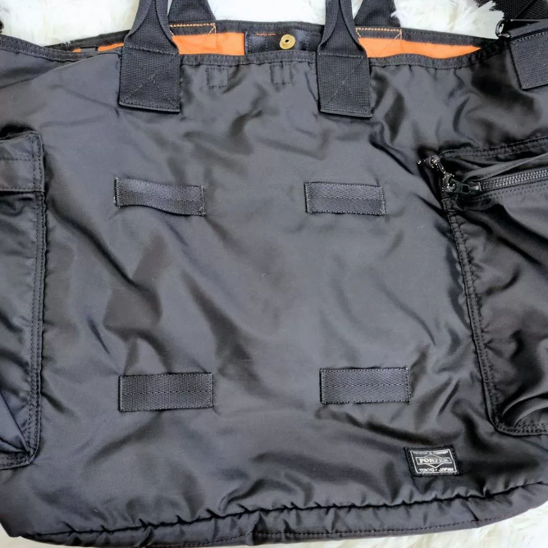 PORTER FORCE 2WAY Nylon Tote Bag — detail