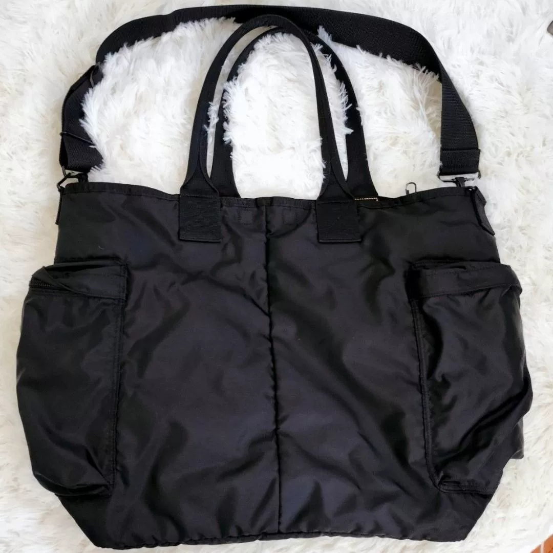 PORTER FORCE 2WAY Nylon Tote Bag — front