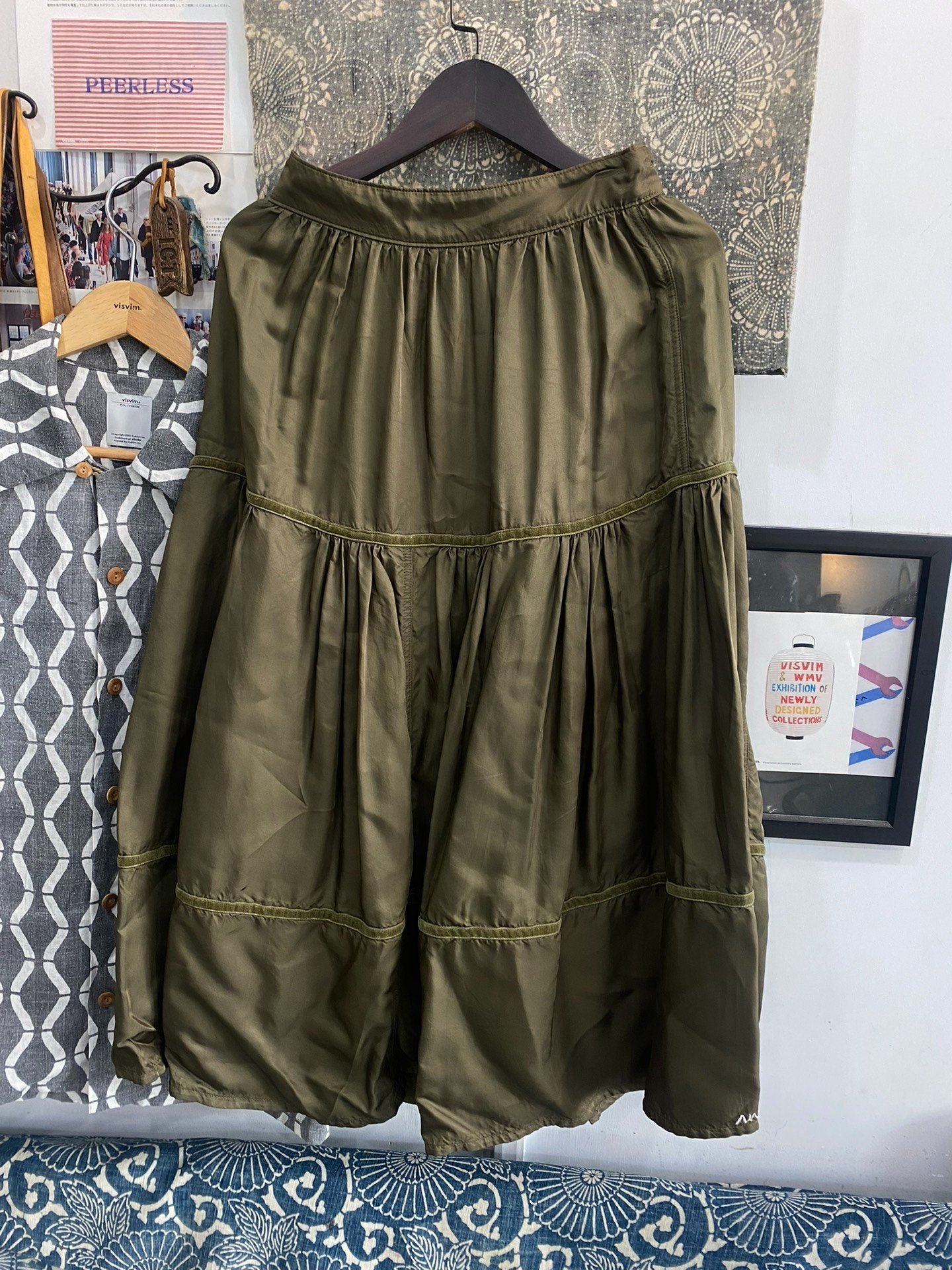 VISVIM 18SS ELEVATION SKIRT — front