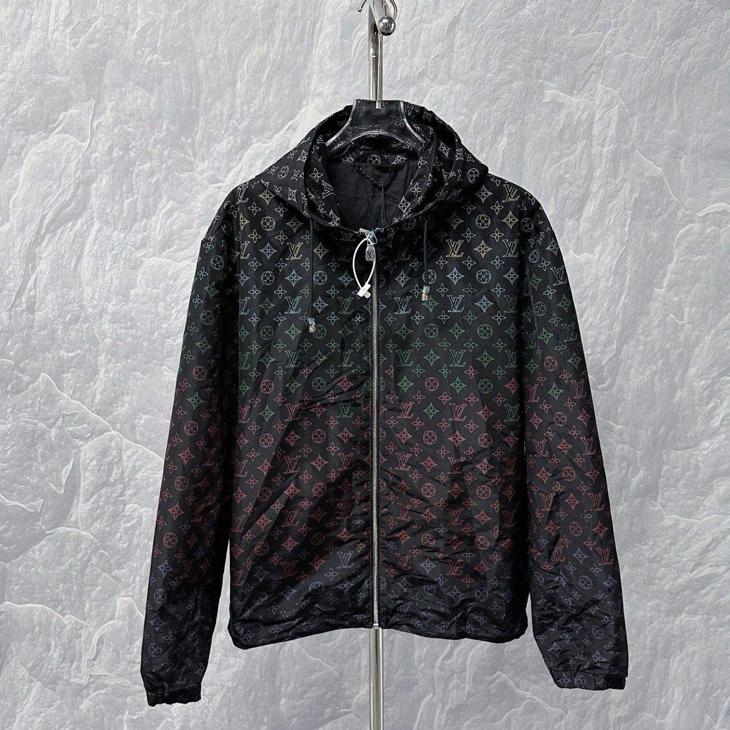Louis Vuitton FW25 Gradient Print Hooded Jacket