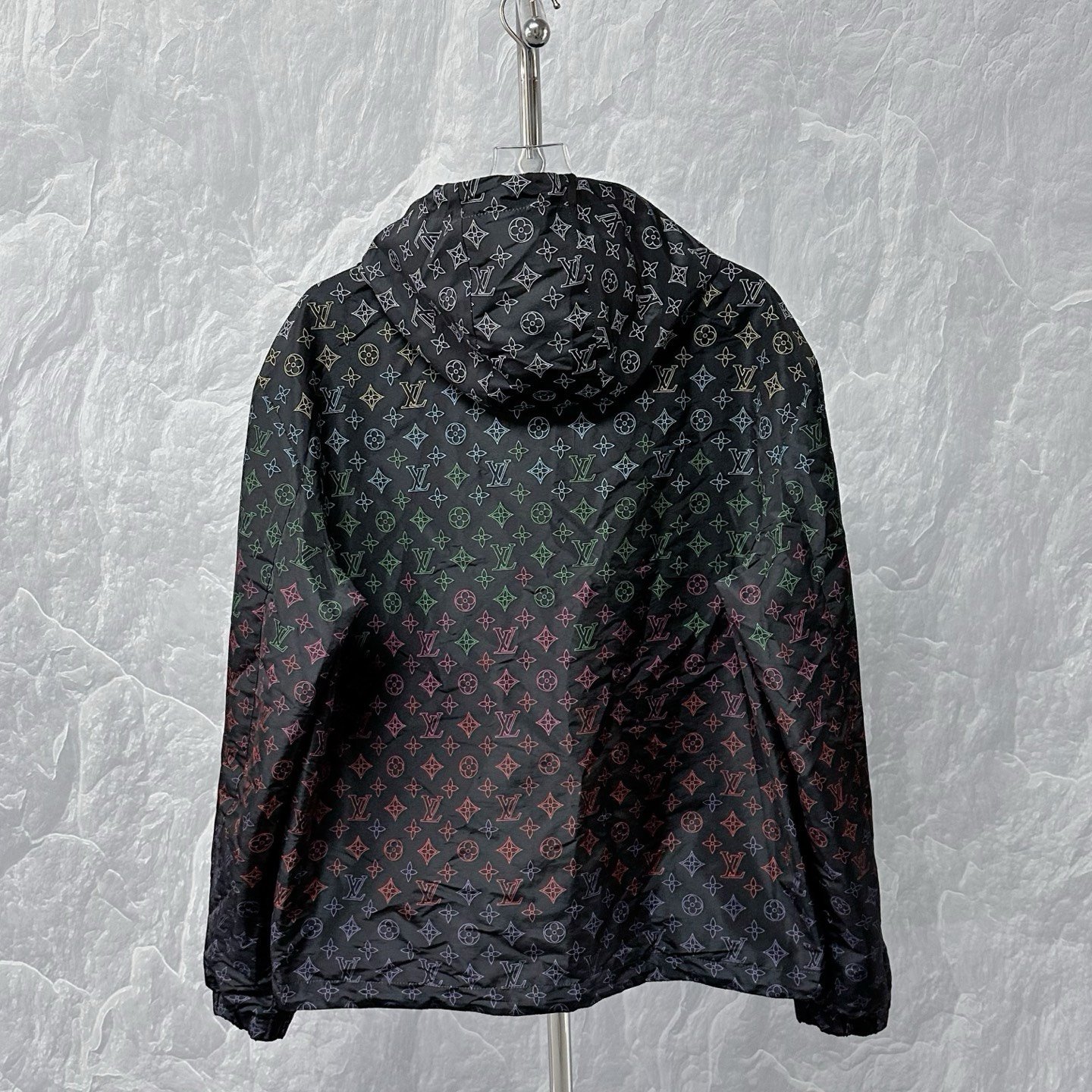 Louis Vuitton FW25 Gradient Print Hooded Jacket — back