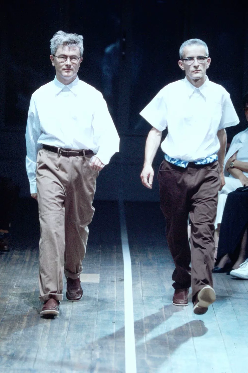 Yohji Yamamoto 01SS Runway Patchwork Shirt — back