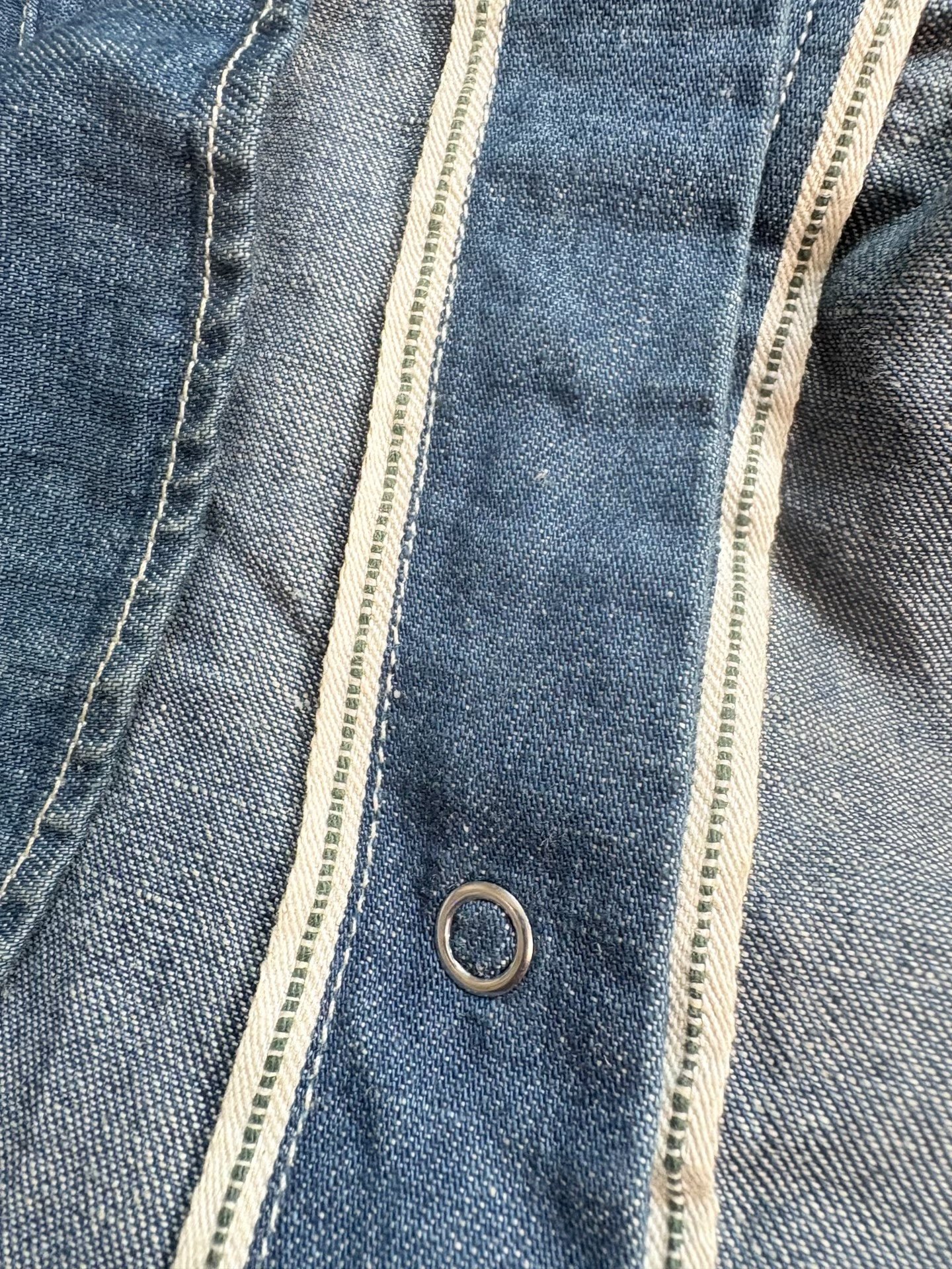 VISVIM Denim Shirt with ALASKA — back