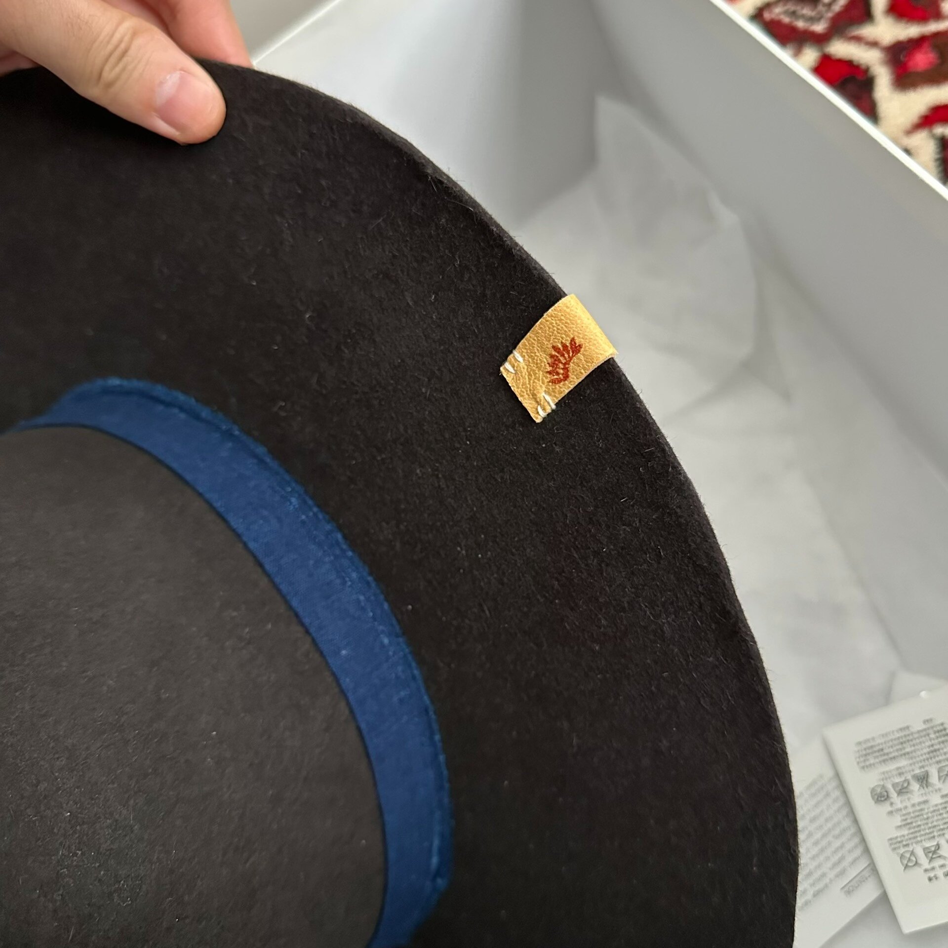 visvim laureate kofu bowler hat — detail