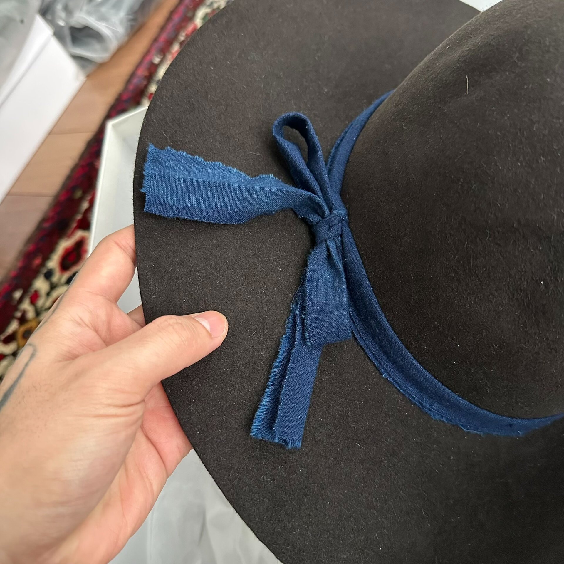 visvim laureate kofu bowler hat — front
