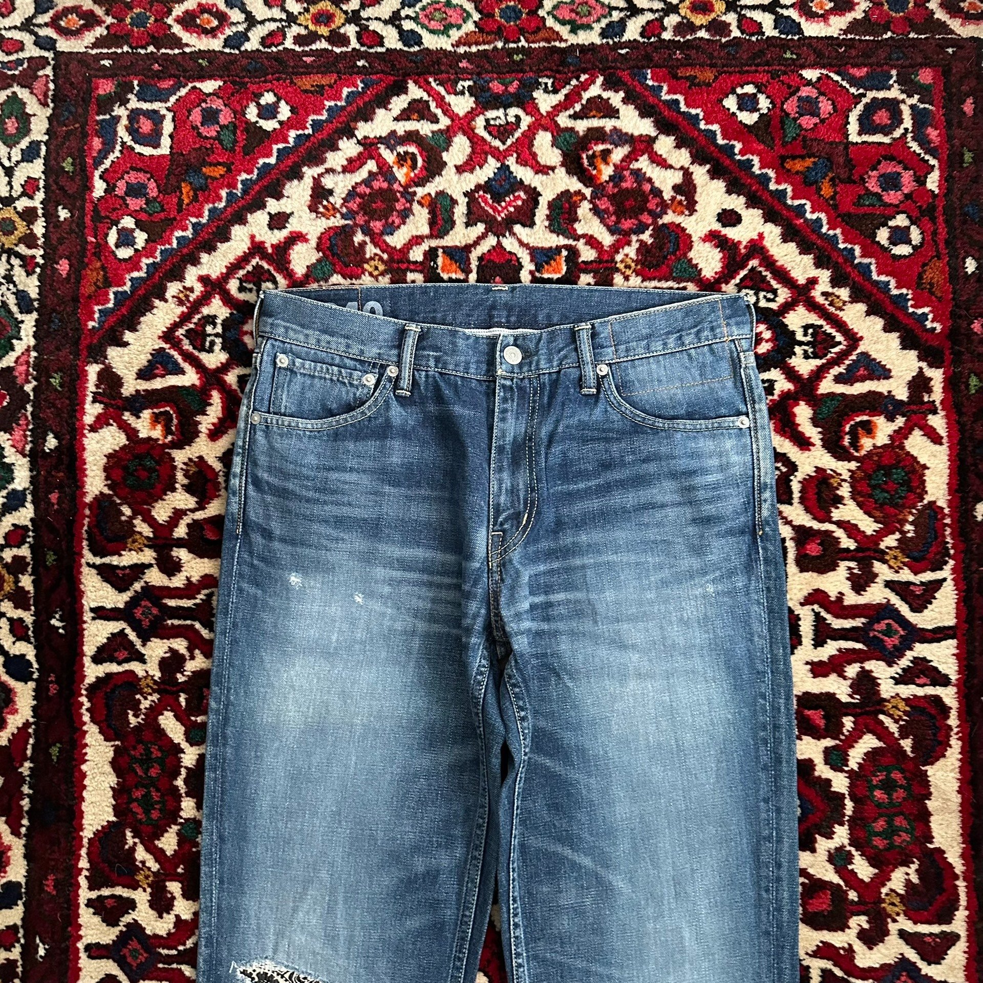 visvim 17AW 03D10 Washed Jeans W34L30 — detail